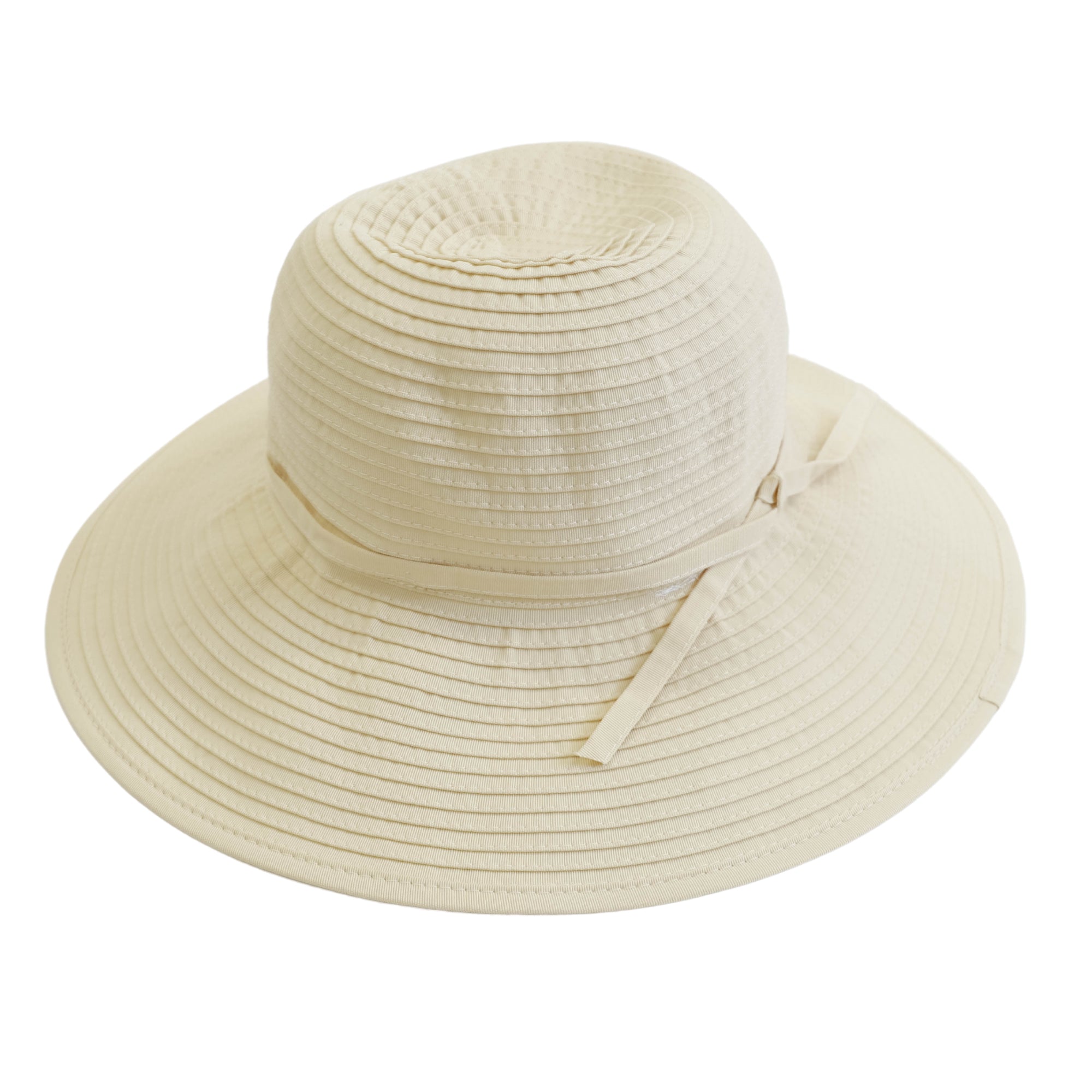 Women's Floppy Hat with Ribbon - Medium Brim Sun Hat for Beach, Garden & Outdoor Activities