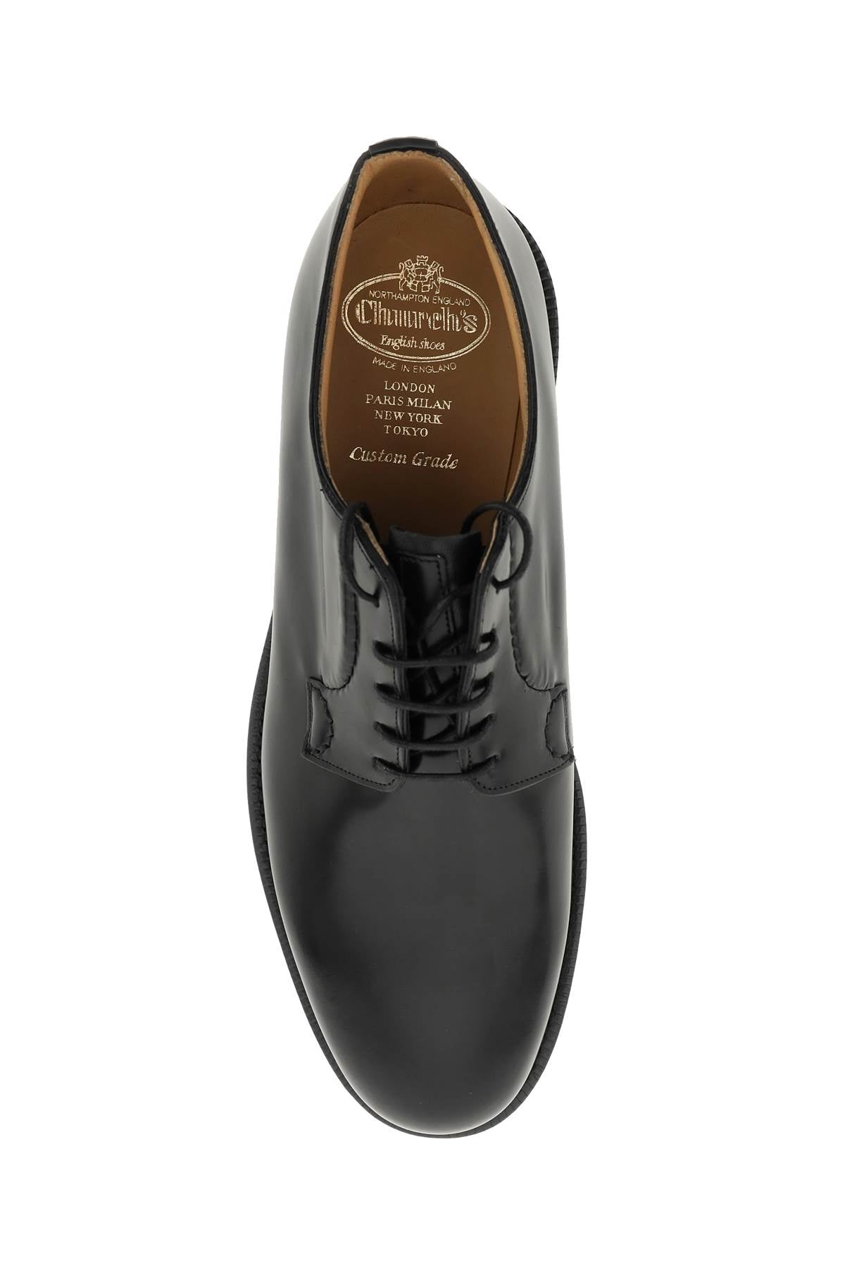 Church's Shannon Lace-Up Derby Shoes for Men - Classic Leather Oxford Dress Shoes for Business & Formal Occasions