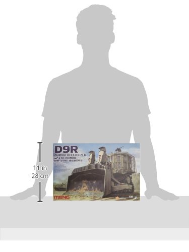 1:35 Scale MENG D9R Armored Bulldozer Military Model Building Kit - Perfect for Collectors & Military Enthusiasts