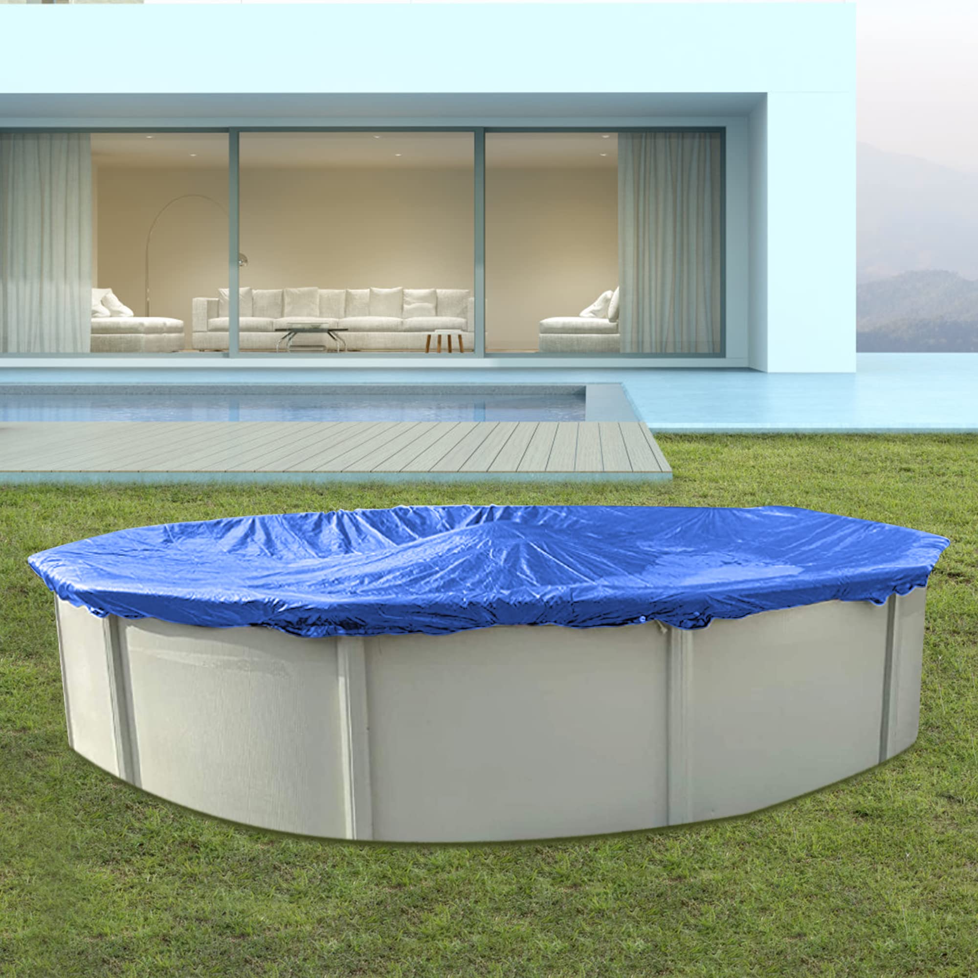 2-Pack Inflatable Pool Air Pillow for Winter Cover Support - Above Ground Swimming Pool Accessories, Ice Equalizer for Winterizing & Protecting Pool Covers (Great for Freeze Protection & Extending Cover Lifespan)