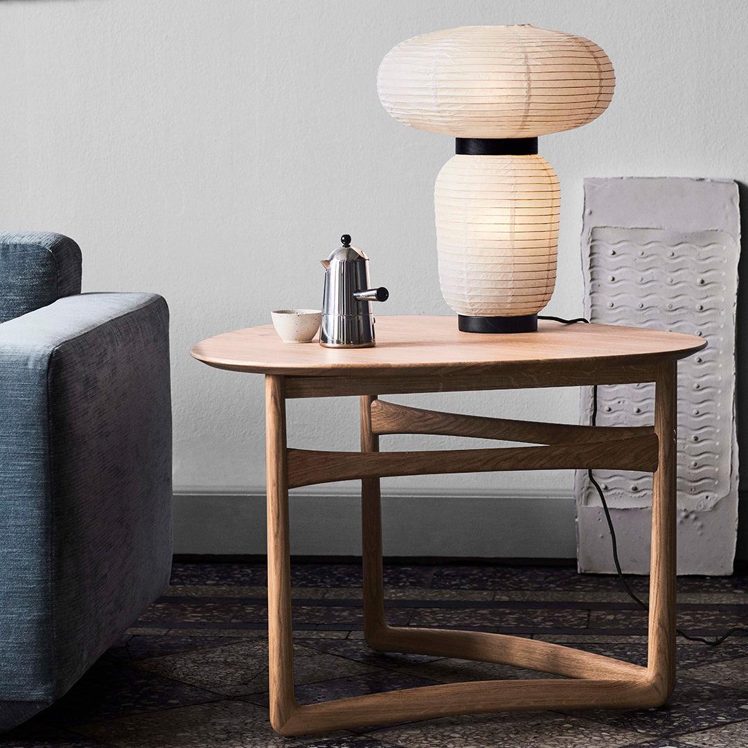 Formakami JH18 Modern Paper Table Lamp - Handcrafted Scandinavian Design for Living Room, Bedroom & Office Decor