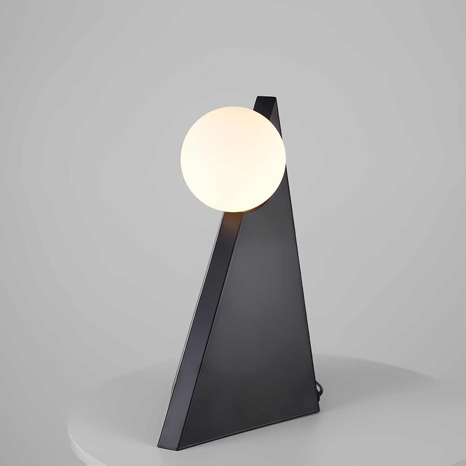 Stylish Noir Roy Table Lamp - Modern LED Nightstand Light for Bedroom, Living Room & Office - Perfect for Reading, Decor & Ambient Lighting