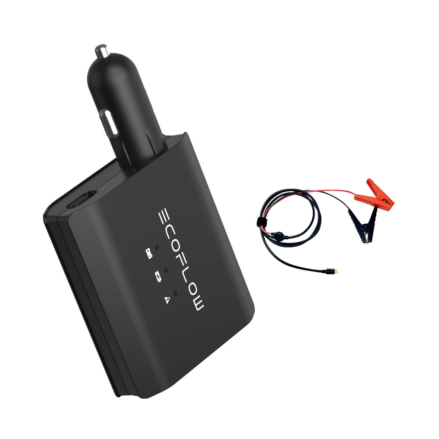EcoFlow Smart Auto Battery Charger - Portable Power Station Charger for Camping, RV, and Emergency Backup - Fast Charging & Eco-Friendly Design