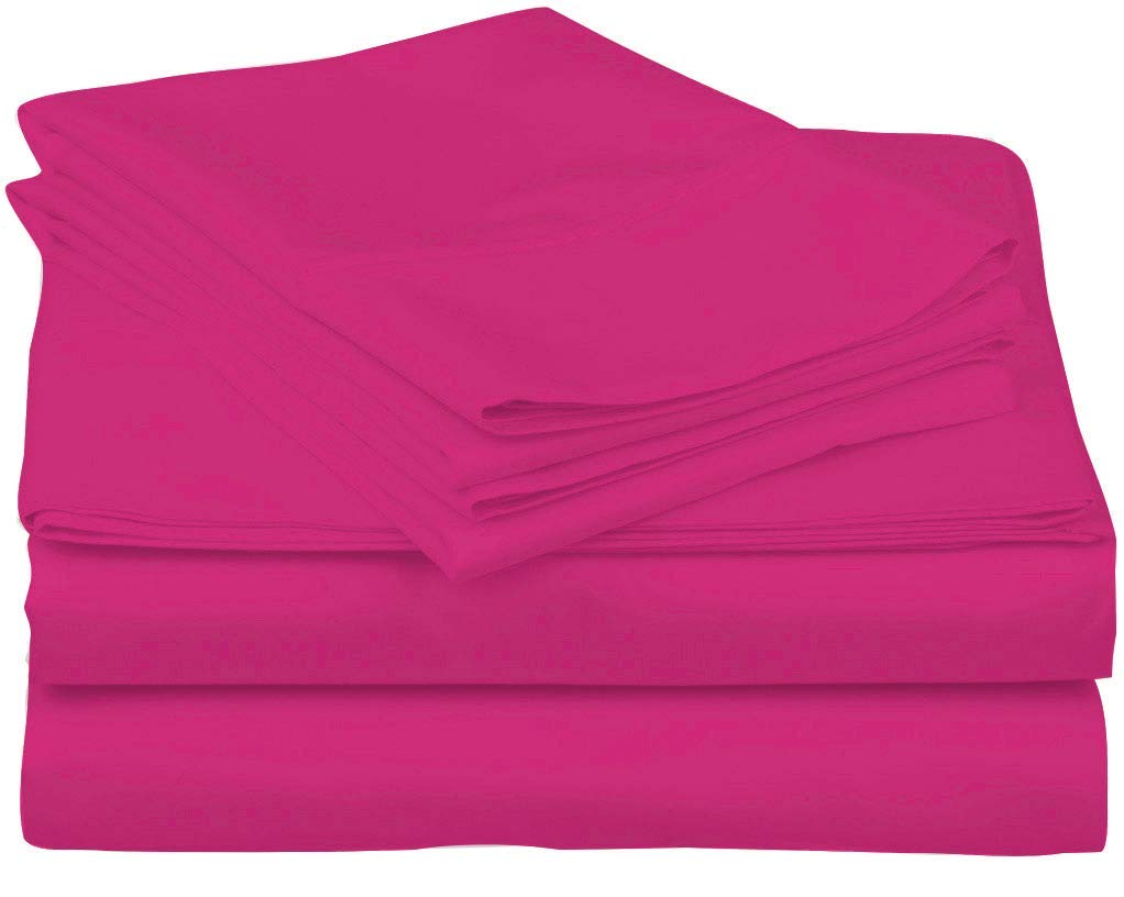 800 Thread Count 100% Egyptian Cotton Sheets Set - 4 Piece Luxury Hotel Bedding with Pillowcases | Soft, Breathable & Deep Pocket (Fits up to 10