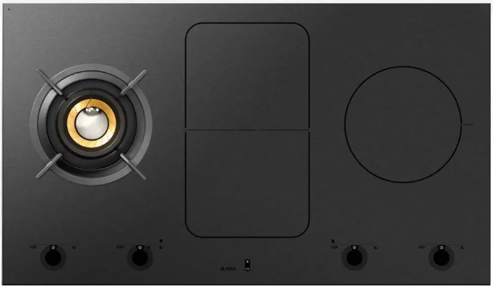 ASKO HIG1944MD 90cm Induction Cooktop with Fusion Volcano Wok Burner - High-Efficiency Electric Stove for Professional Cooking & Asian Cuisine | Perfect for Home Kitchens & Restaurant Use