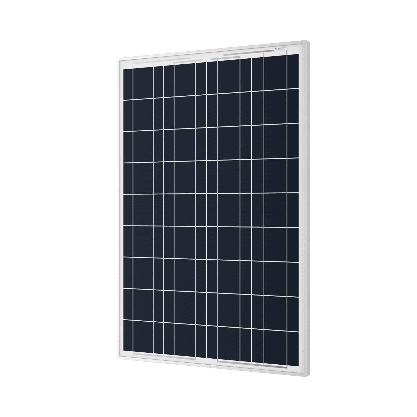 ACOPower 100W Polycrystalline Solar Panel - 12V Battery Charger for RV, Boat, Off-Grid & Emergency Power Supply | Portable Solar Charging Solution for Camping, Hiking & Outdoor Adventures