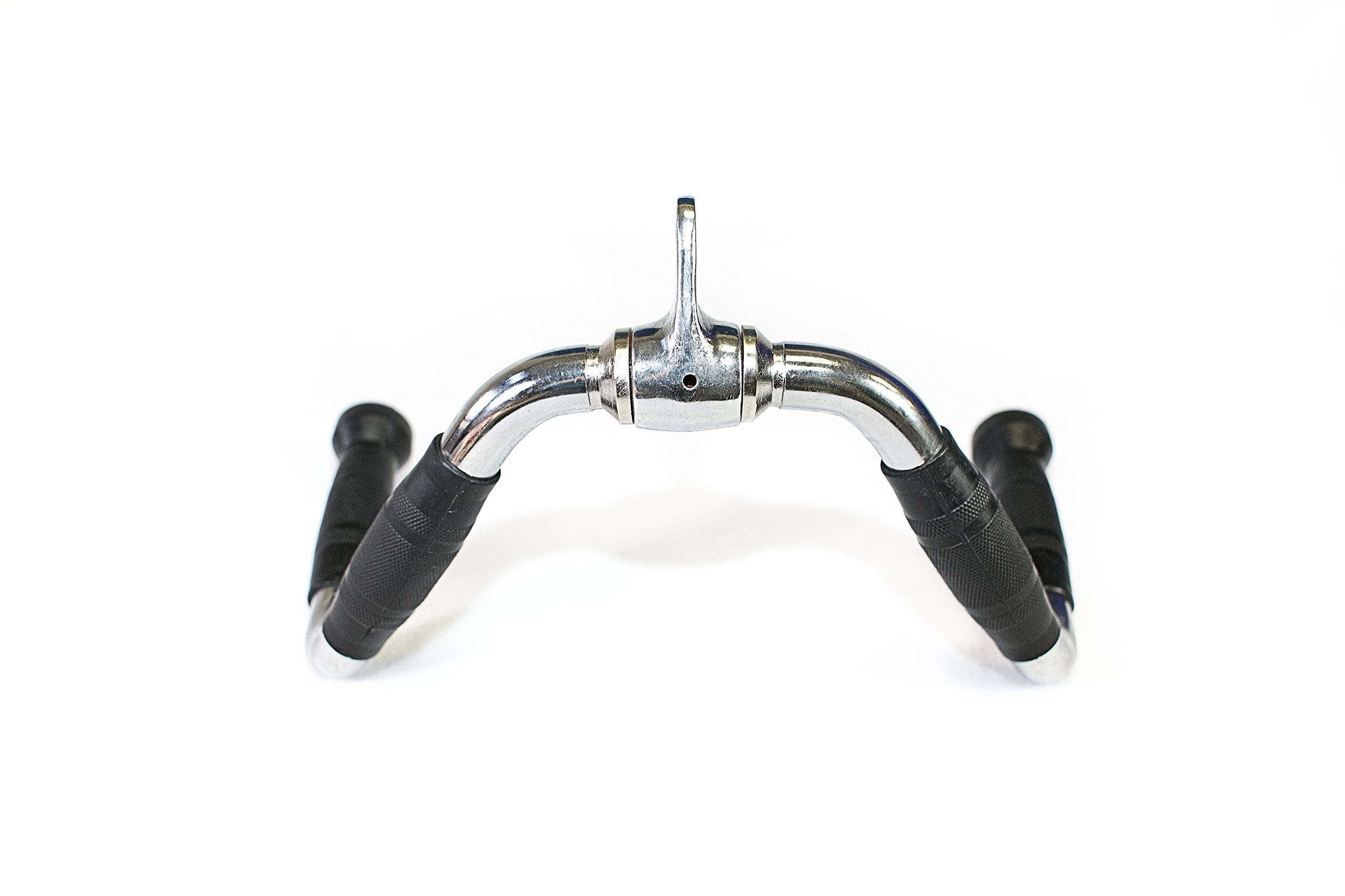 Ader Rubber Handle Cable Attachment for Gym Fitness - Durable Workout Equipment for Strength Training & Home Gym Use
