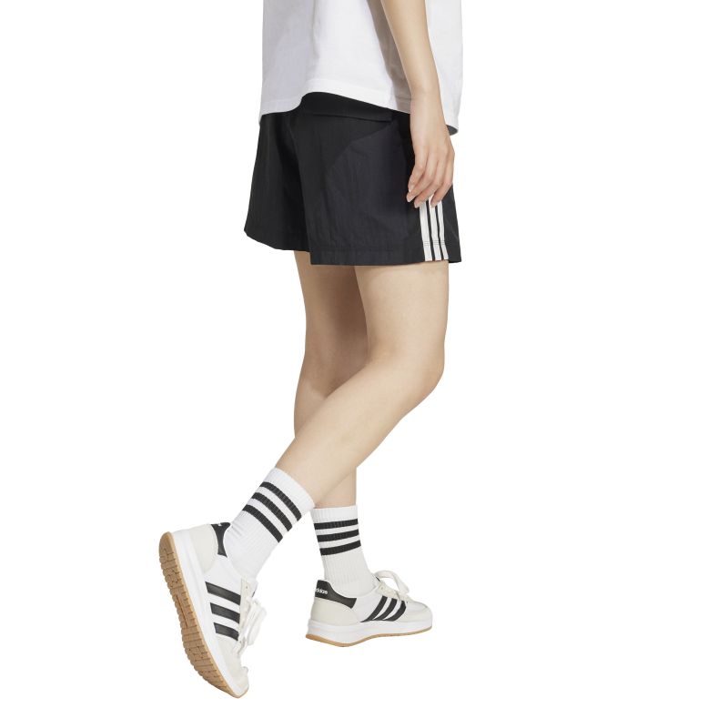 Adidas Women's Essentials 3-Stripes Woven Athletic Shorts - Comfortable Casual Workout & Lounge Shorts for Running, Yoga, and Everyday Wear