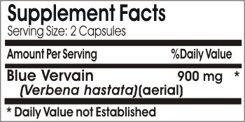 Blue Vervain 900mg - 90 Capsules | Pure Herbal Supplement by PureControl | Supports Relaxation & Stress Relief | Vegan & Non-GMO