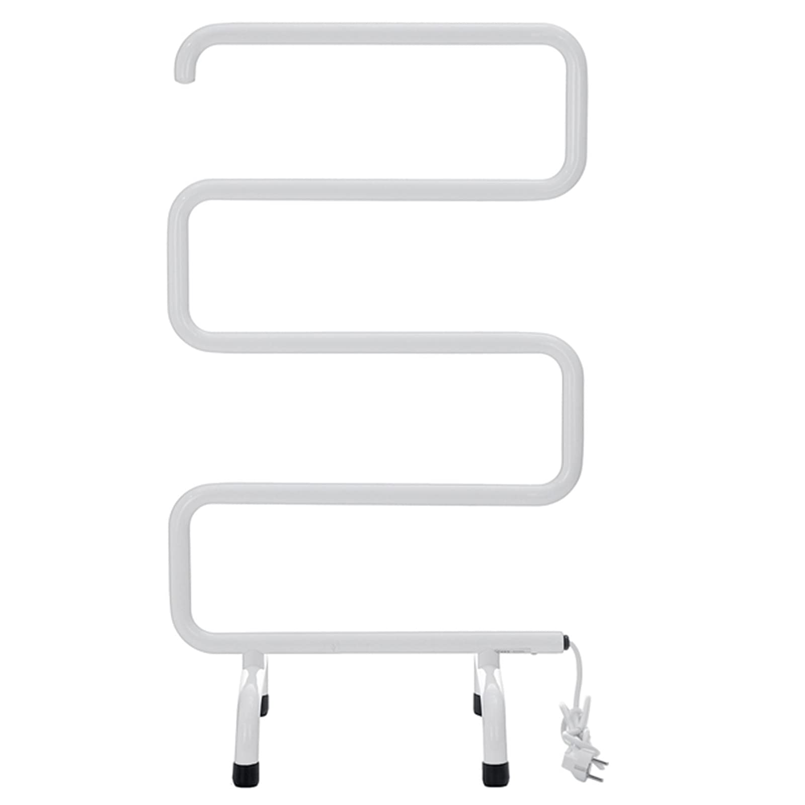 Portable Electric Towel Warmer & Drying Rack - 5-Bar Stainless Steel Heated Towel Rail with Carbon Fiber, 85W (31.5