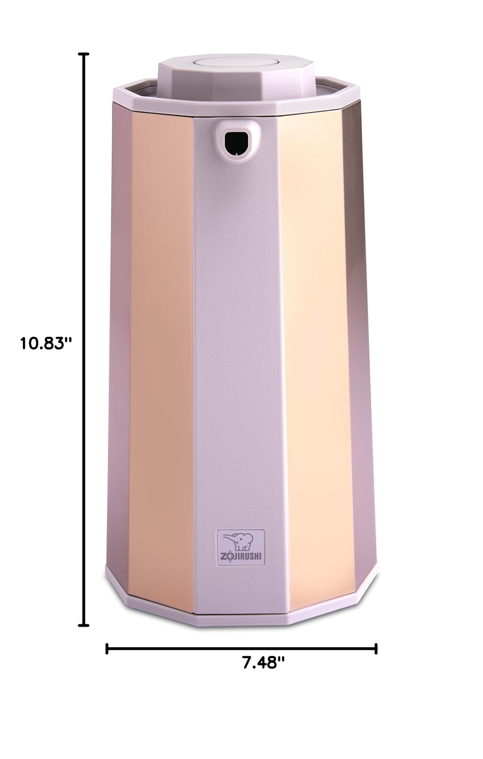 Zojirushi 1.0L Gold Glass Vacuum Insulated Carafe - Stainless Steel Lid, Leak-Proof, Keeps Beverages Hot/Cold for Hours - Perfect for Coffee, Tea, Office, Home & Outdoor Use