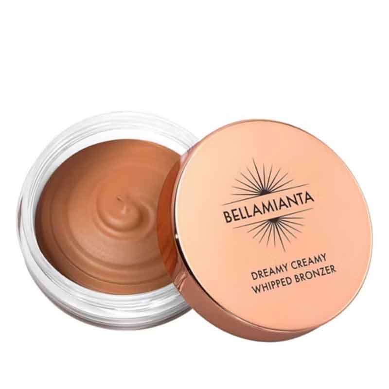 Bellamianta Dreamy Creamy Whipped Bronzer - Natural Sun-Kissed Glow Makeup for Face & Body | Perfect for Summer Tanning & Contouring | Vegan & Cruelty-Free