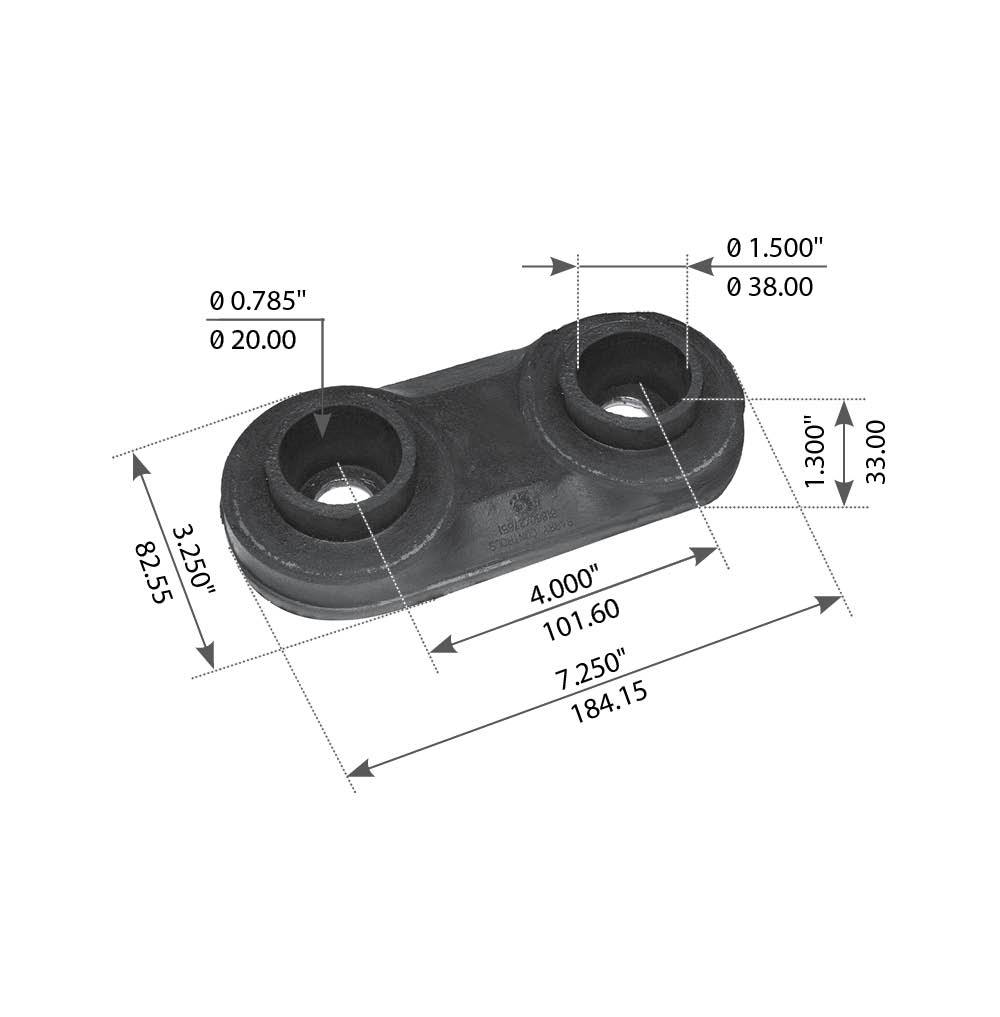 Freightliner Columbia & Century Upper Engine Mount Replacement - BCD267033 - Durable & Reliable for Heavy-Duty Trucks - Perfect for Long Hauls & Rough Terrains