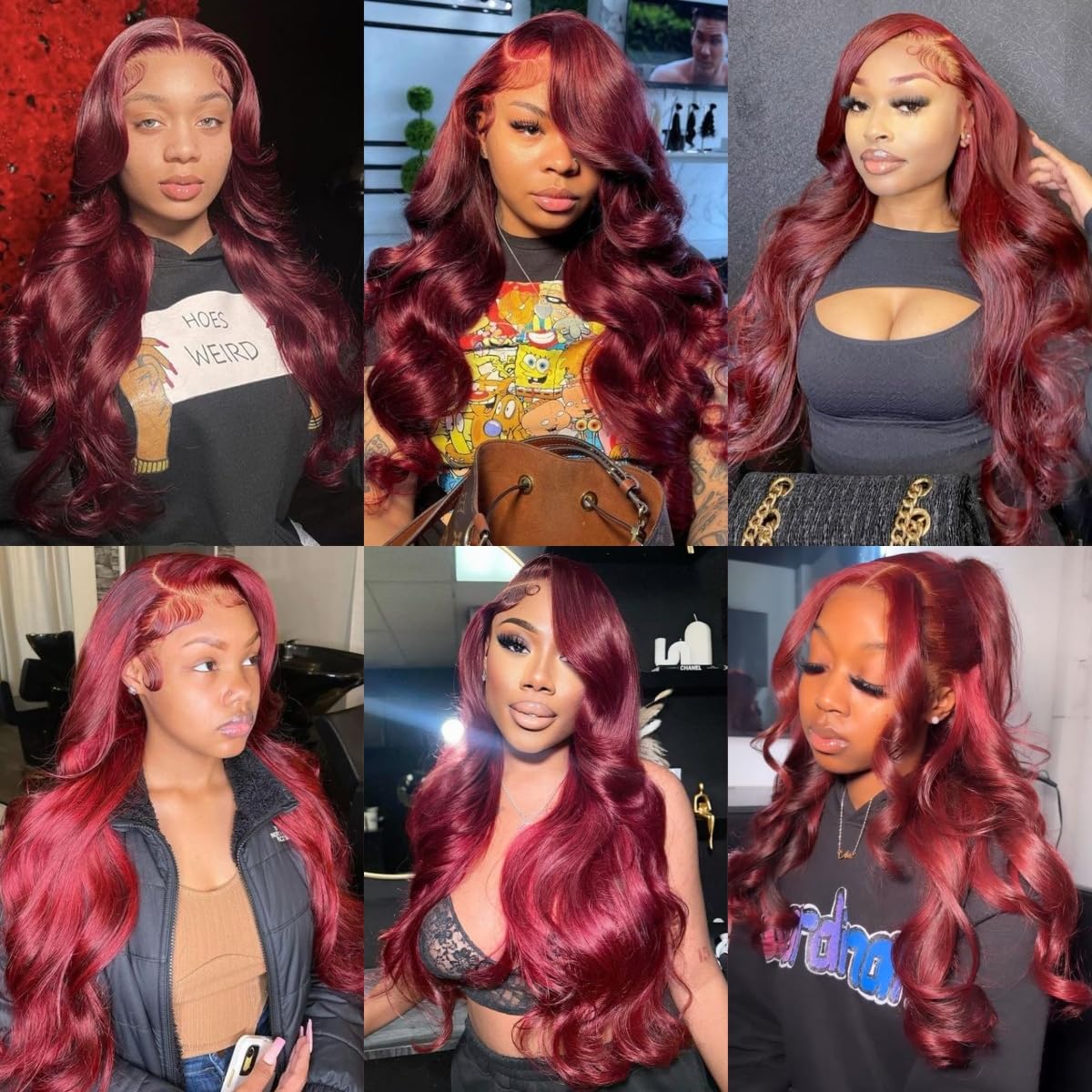 30 Inch 99J Burgundy Lace Front Wigs Human Hair - 180% Density 13x4 HD Transparent Lace - Body Wave Lace Frontal Wigs Wine Red - Glueless Colored Human Hair Wigs for Women - Perfect for Cosplay, Daily Wear & Special Occasions