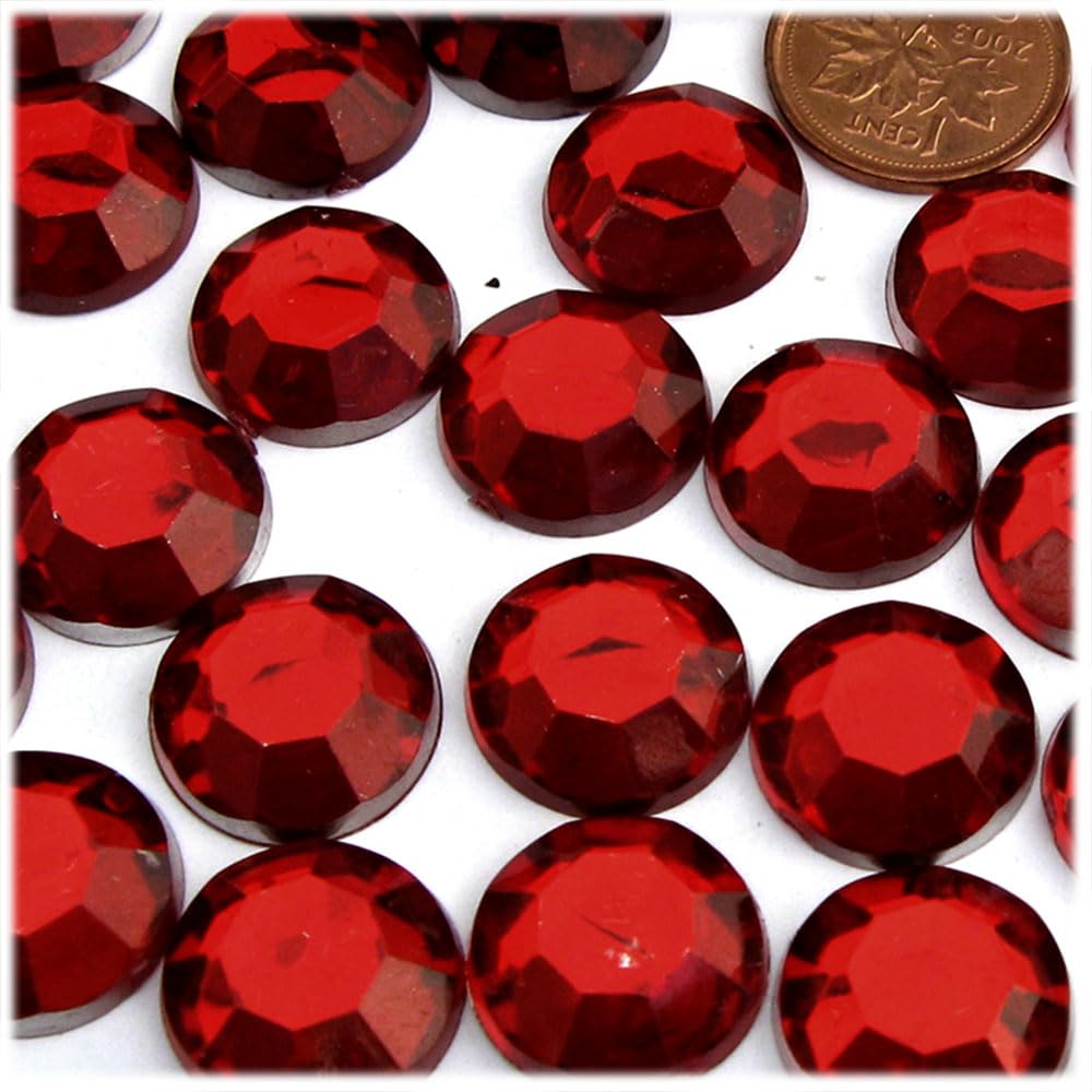 144-Piece 20mm Round Flatback Rhinestones in Beer Brown for DIY Crafts, Jewelry Making, and Home Decor - The Crafts Outlet