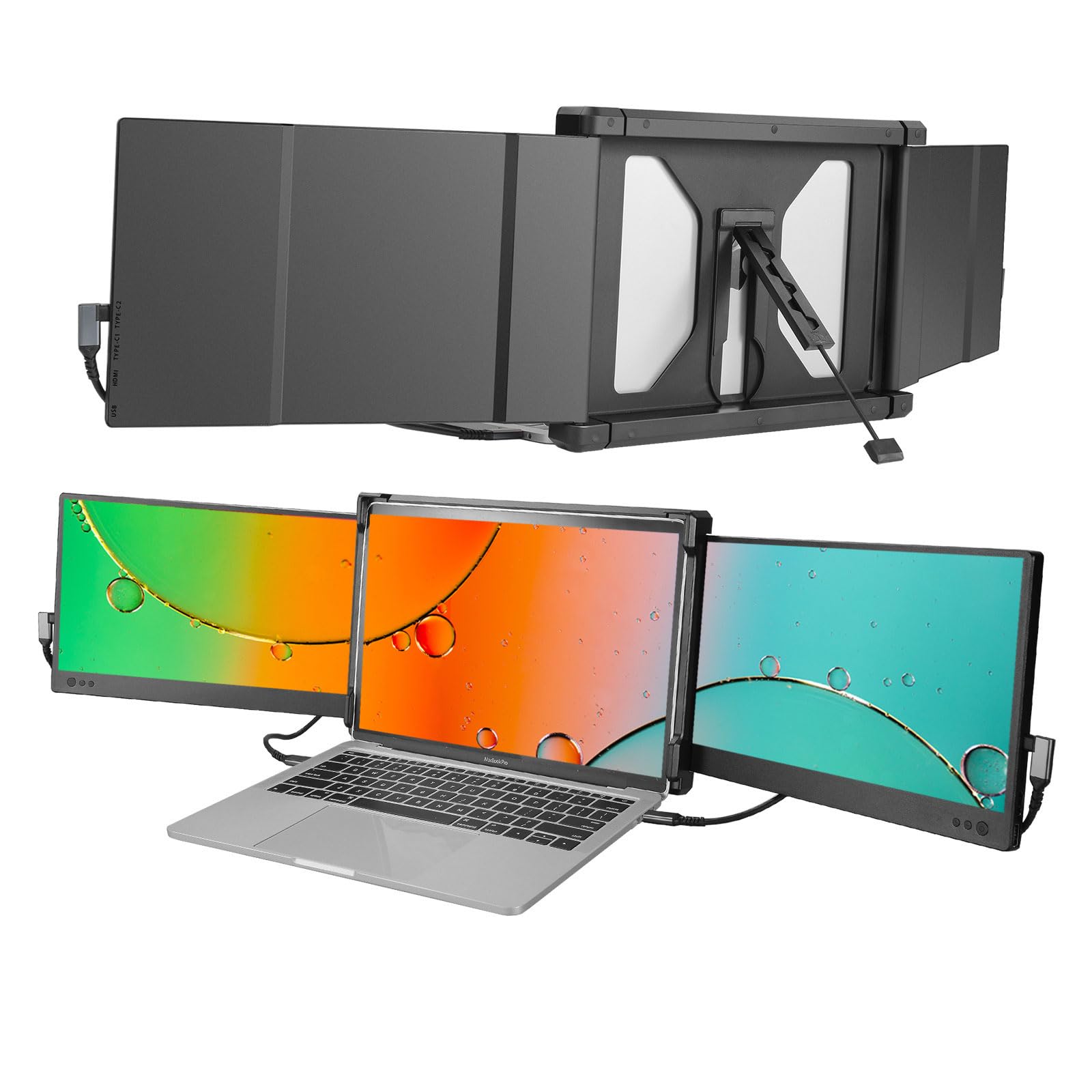 Triple Monitor for 13-16 Inch Laptops | 12