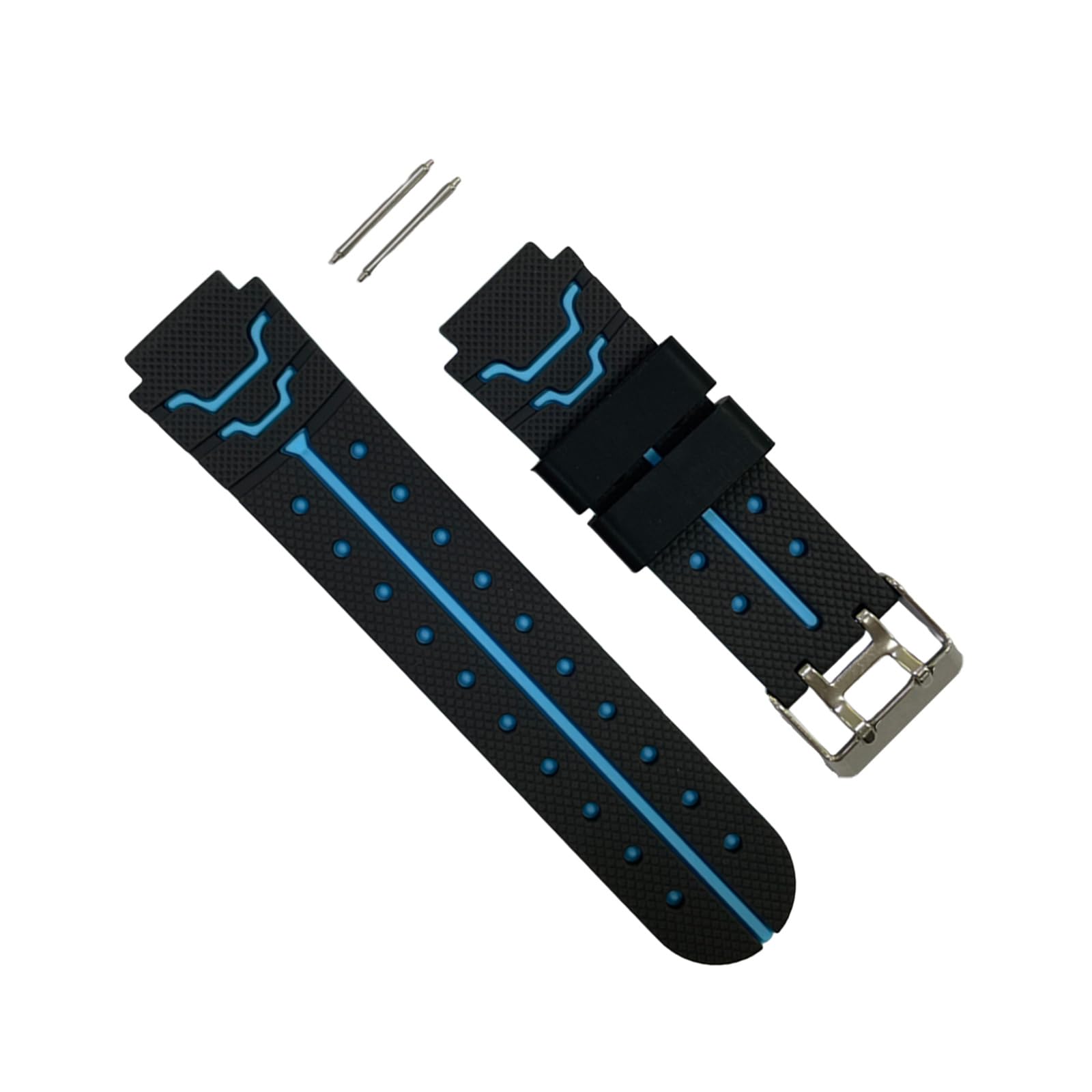 **16mm Kids Watch Strap - Soft Rubber Watch Band for Boys & Girls - Durable & Adjustable Replacement Watch Belt for School, Sports & Outdoor Activities**