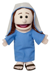 36cm Bible Character Mary Hand Puppet - Premium Religious Toy for Kids & Storytelling (Code 159) | Perfect for Sunday School, VBS, and Christian Family Activities