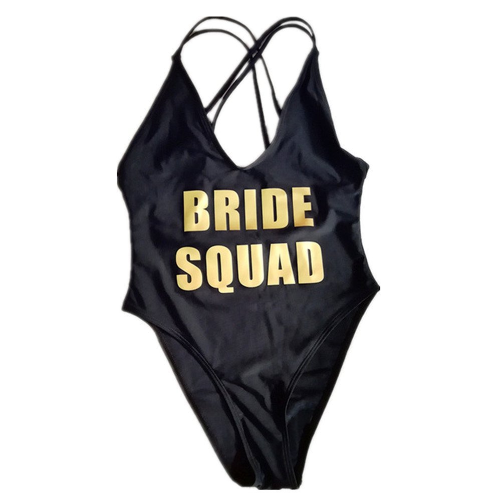 Shifeier Birde Women's Strappy One Piece Swimsuit - Sexy Monokini Bikini for Beach, Pool & Vacation - Blackless Swimwear for Women