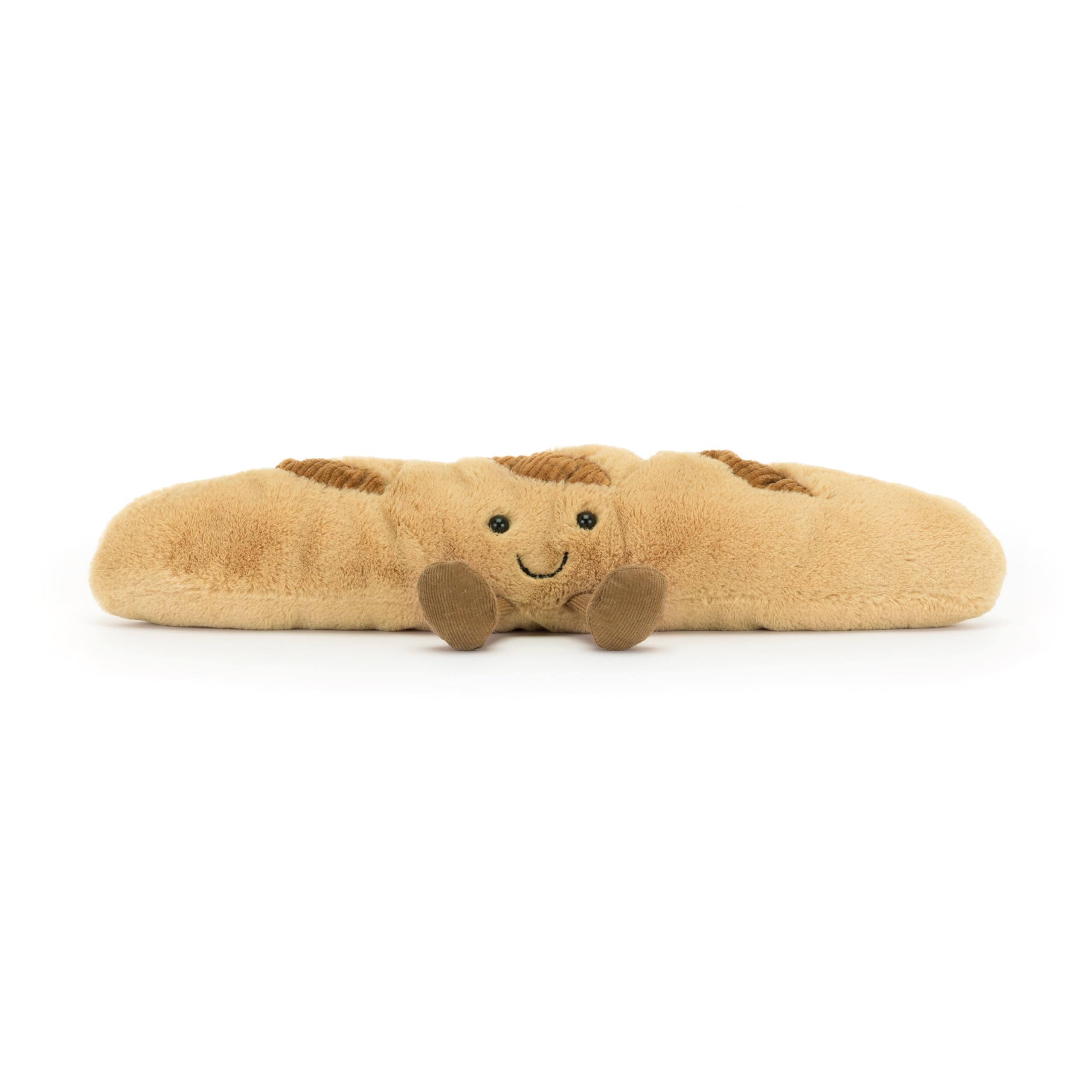 Jellycat Amuseables Soft Toy Bread Baguette - Adorable Plush French Bread Stuffed Animal for Kids & Collectors | Perfect Gift for Birthdays, Home Decor, and Cuddly Comfort