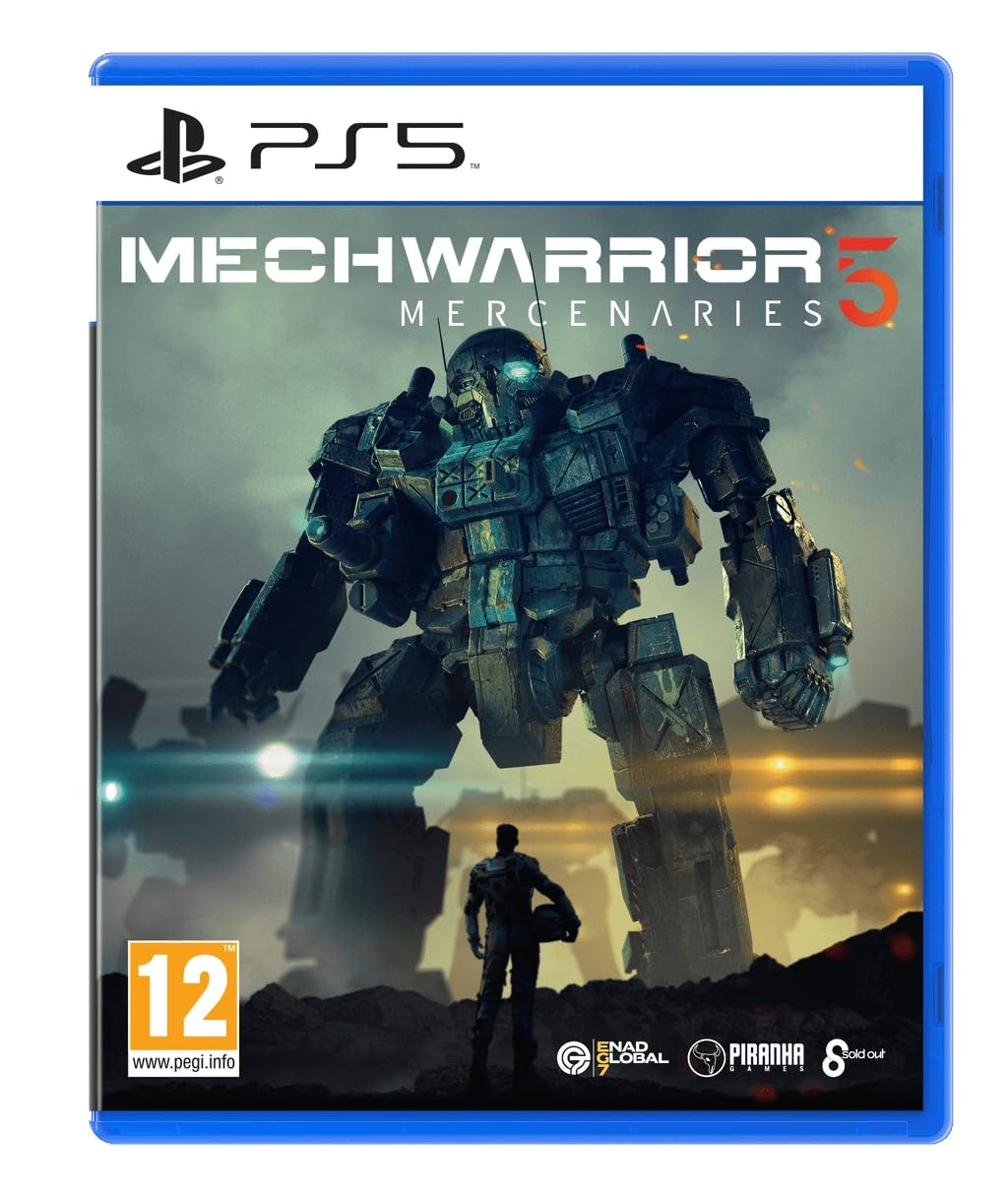 MechWarrior 5: Mercenaries - PlayStation 5 Game | Action-Packed Mech Combat Simulation | Perfect for Sci-Fi Fans & Strategy Gamers