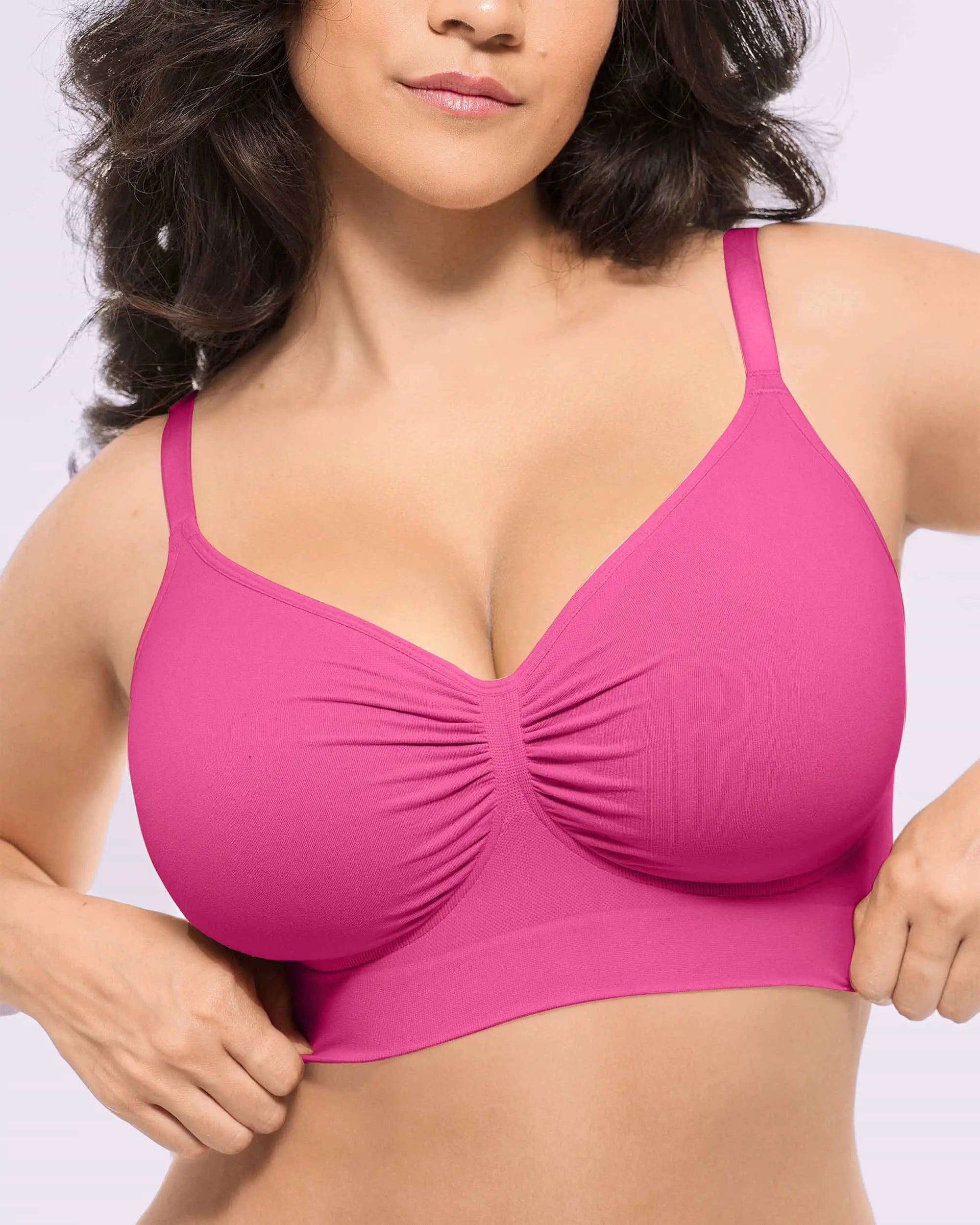 Wireless Comfort Bra - Seamless Unlined Support for Everyday Wear - Perfect for Yoga, Workouts, and Lounge Wear