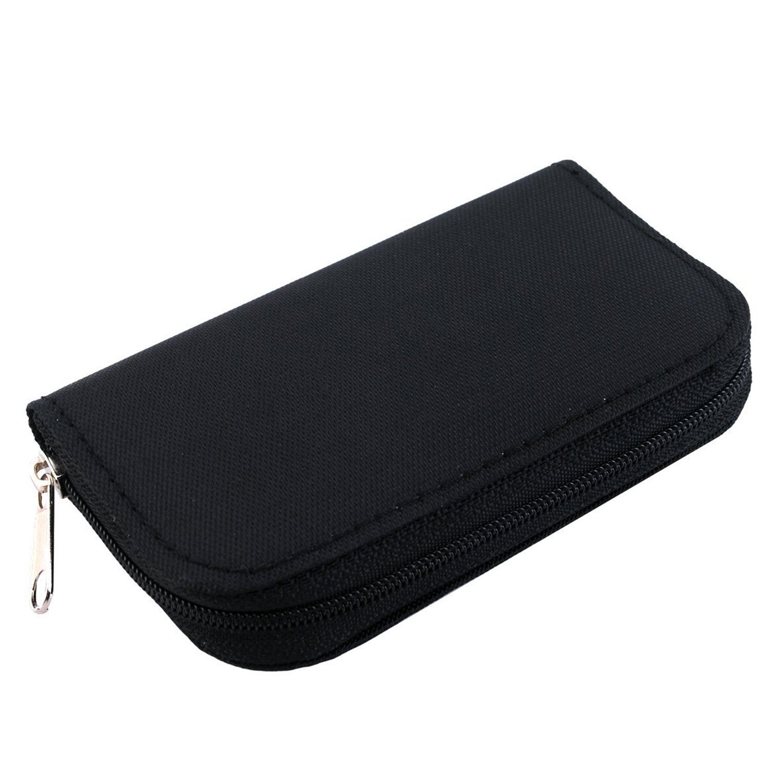 Mixtecc 8-Page 22-Slot Memory Card Holder Case - Waterproof SDHC/SD Card Organizer for Cameras, Drones & Media Storage (Black) | Perfect for Travel, Photography & Data Backup