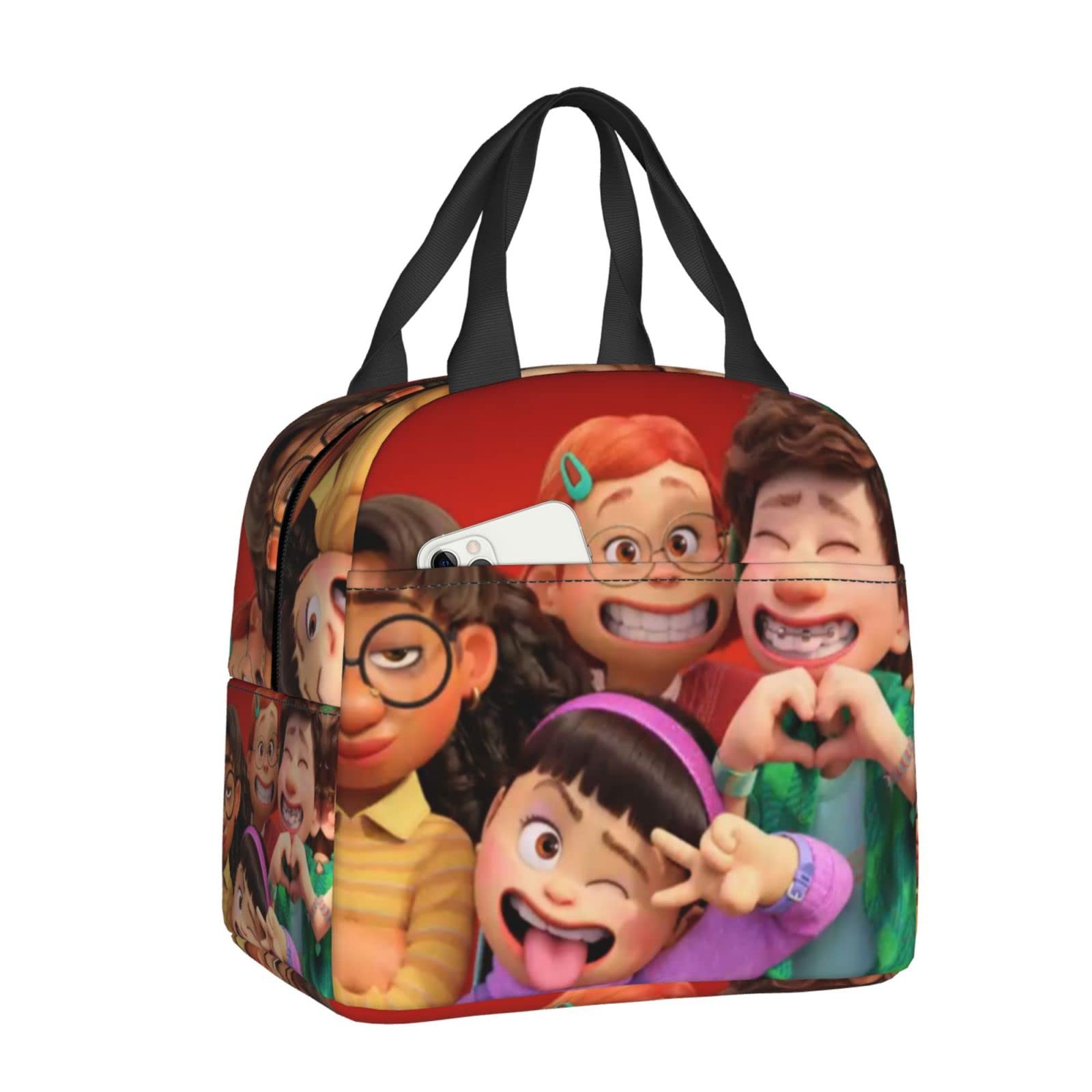 Cute Red Panda Lunch Box - Reusable Waterproof Travel Bag for Kids & Adults - Perfect for School, Work, Picnics & Outdoor Adventures