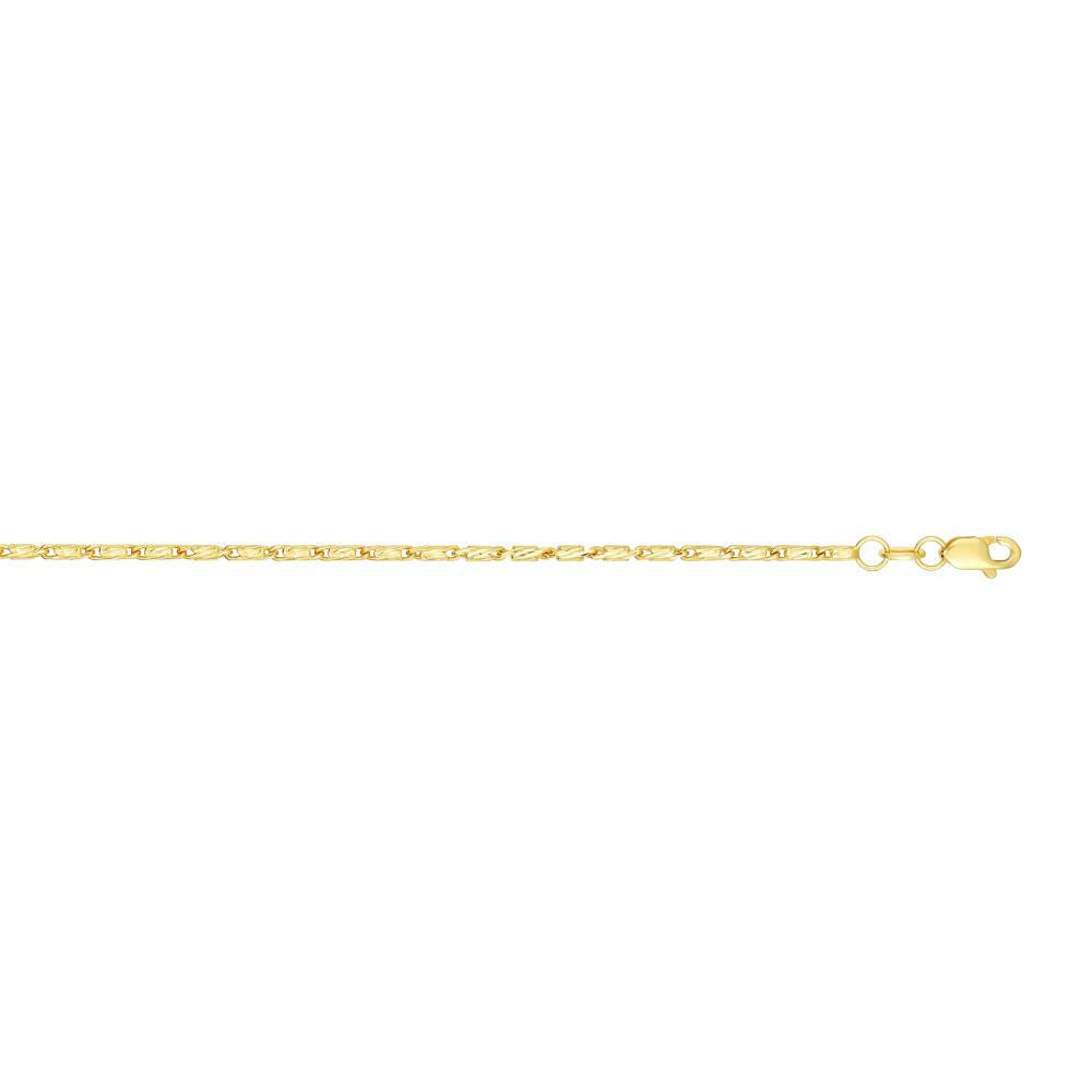14K Gold 1.5mm Lumina Chain Necklace - Dainty Delicate Gold Chain for Women - Perfect for Layering, Everyday Wear & Special Occasions