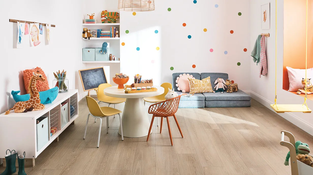 Coretec Plus Premium Integrated Bevel with Softstep – Flaxen Ash 9