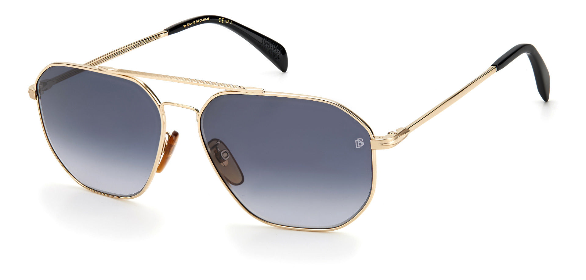 David Beckham DB1041/S Men's Sunglasses - Polarized UV Protection Aviator Style for Outdoor Sports & Driving