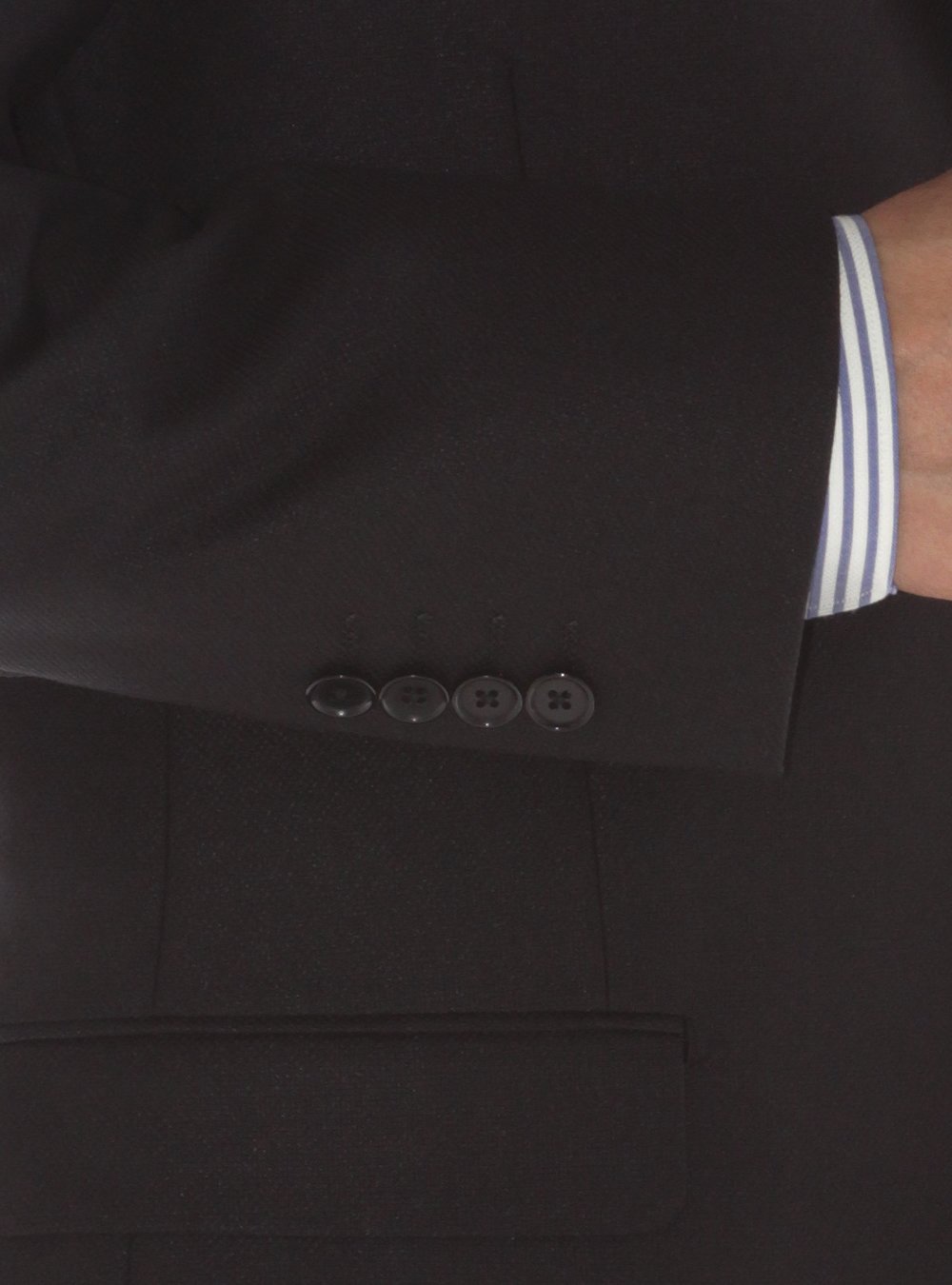 Salvatore Exte Men's Modern Fit Two-Button Sharkskin Suit Set - Jacket & Pants for Business, Weddings & Formal Events
