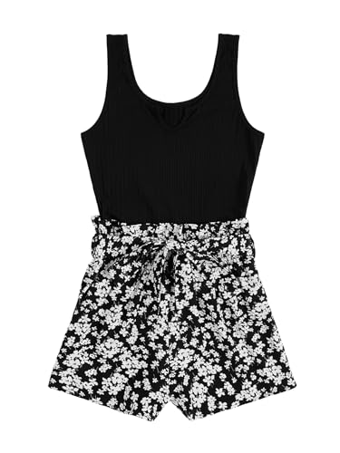 Black and White Floral
