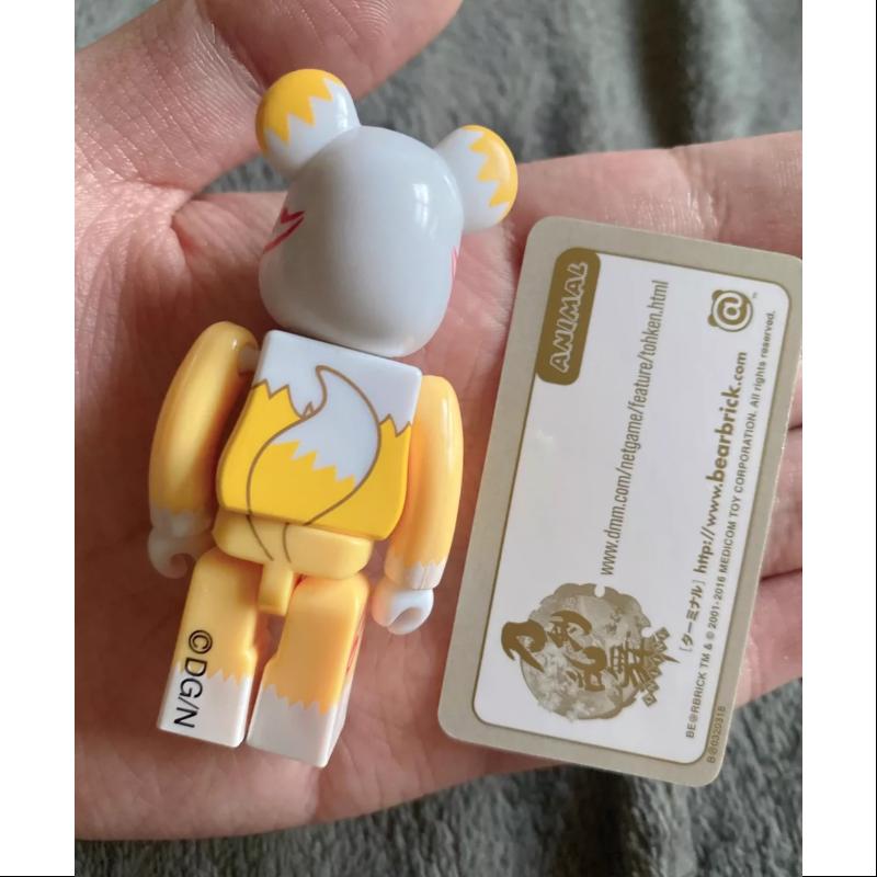 Bearbrick Series 32 ANIMAL Touken Ranbu 100% Collectible Figure - Perfect for Anime Fans, Toy Collectors & Home Decor Display