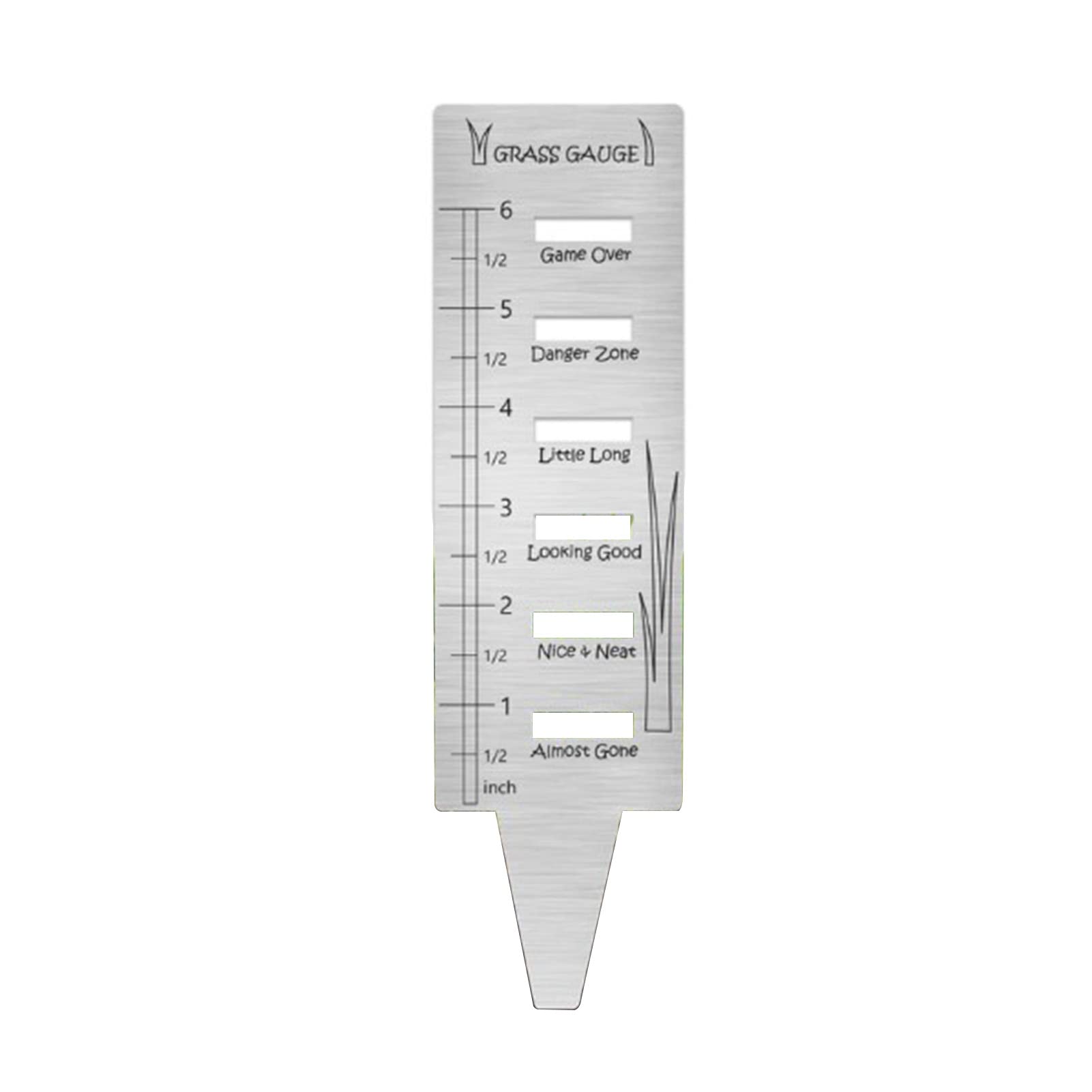 Smalibal 12-Inch Stainless Steel Ruler - Rust-Proof Metal Measuring Tool for Gardening, Pruning & Outdoor Use - Perfect for Measuring Plants, Grass & Landscaping Projects