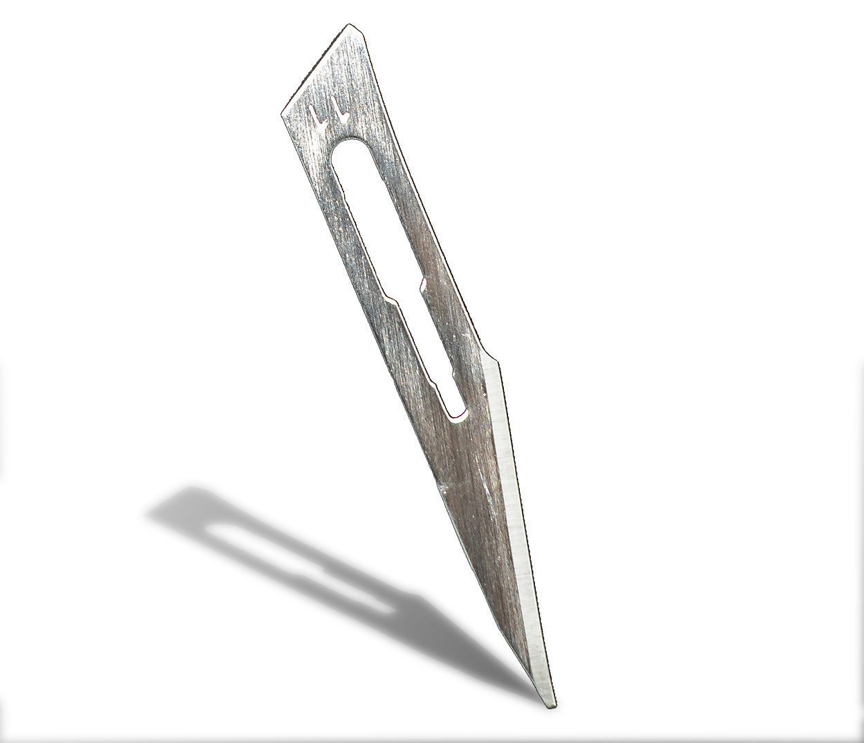 Disposable Sterile Scalpels Size 11 - Surgical Blades with Plastic Handle & Metric Line | 500-Pack Individually Foil Wrapped | Perfect for Medical Procedures, First Aid Kits & Veterinary Use