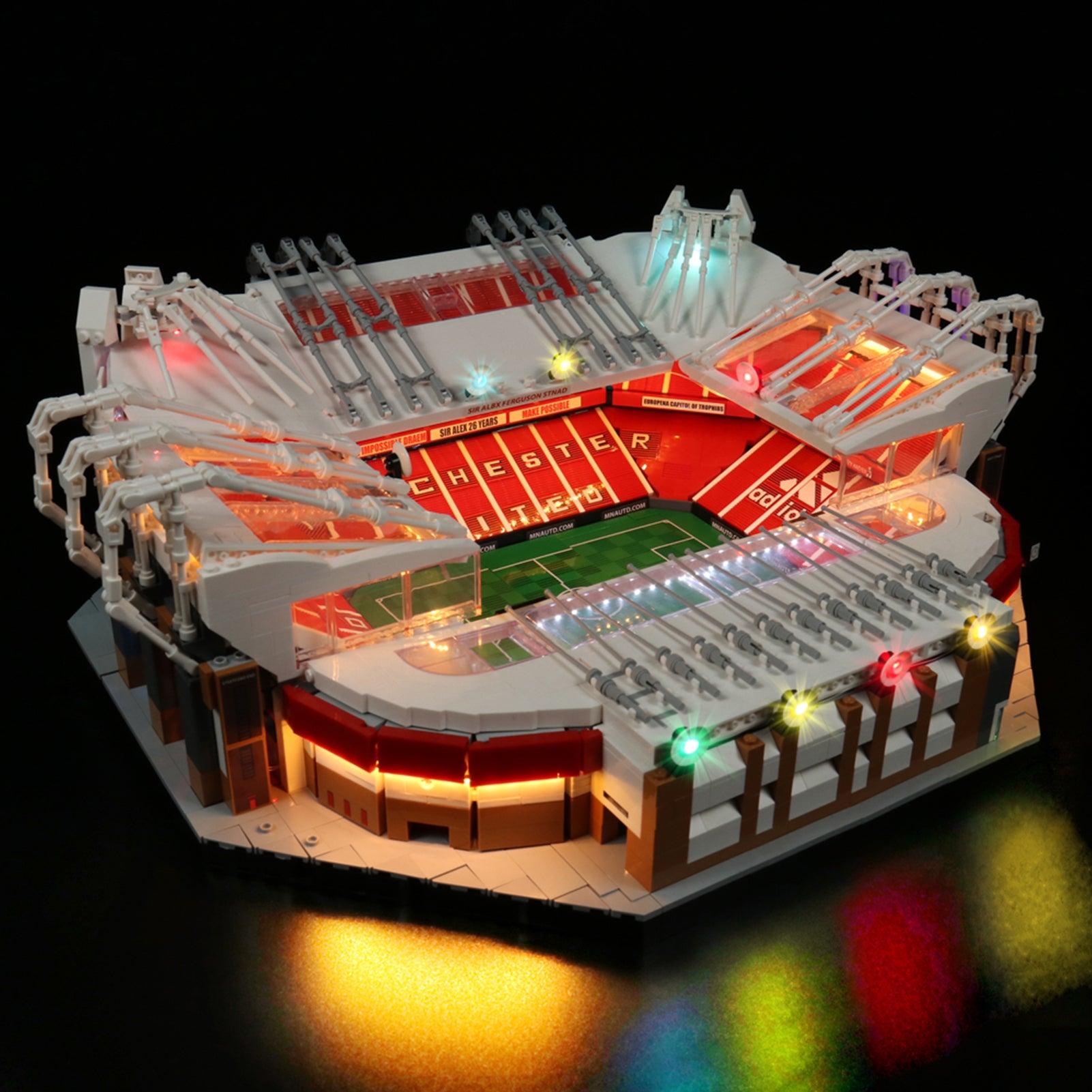 LEGO Creator Expert Old Trafford Manchester United 10272 Light Kit - LED Lighting Set for LEGO Stadium Model - Enhance Display for Home, Office & Fan Collection