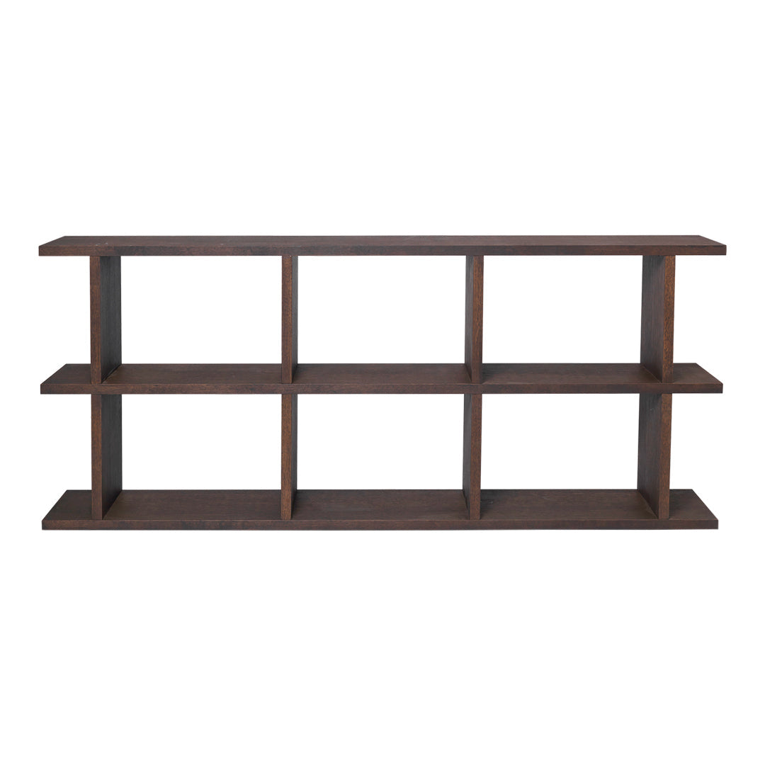 Ferm Living Kona Bookcase - Modern Wooden Bookshelf for Home & Office Storage - Perfect for Living Room, Bedroom, or Study Organization