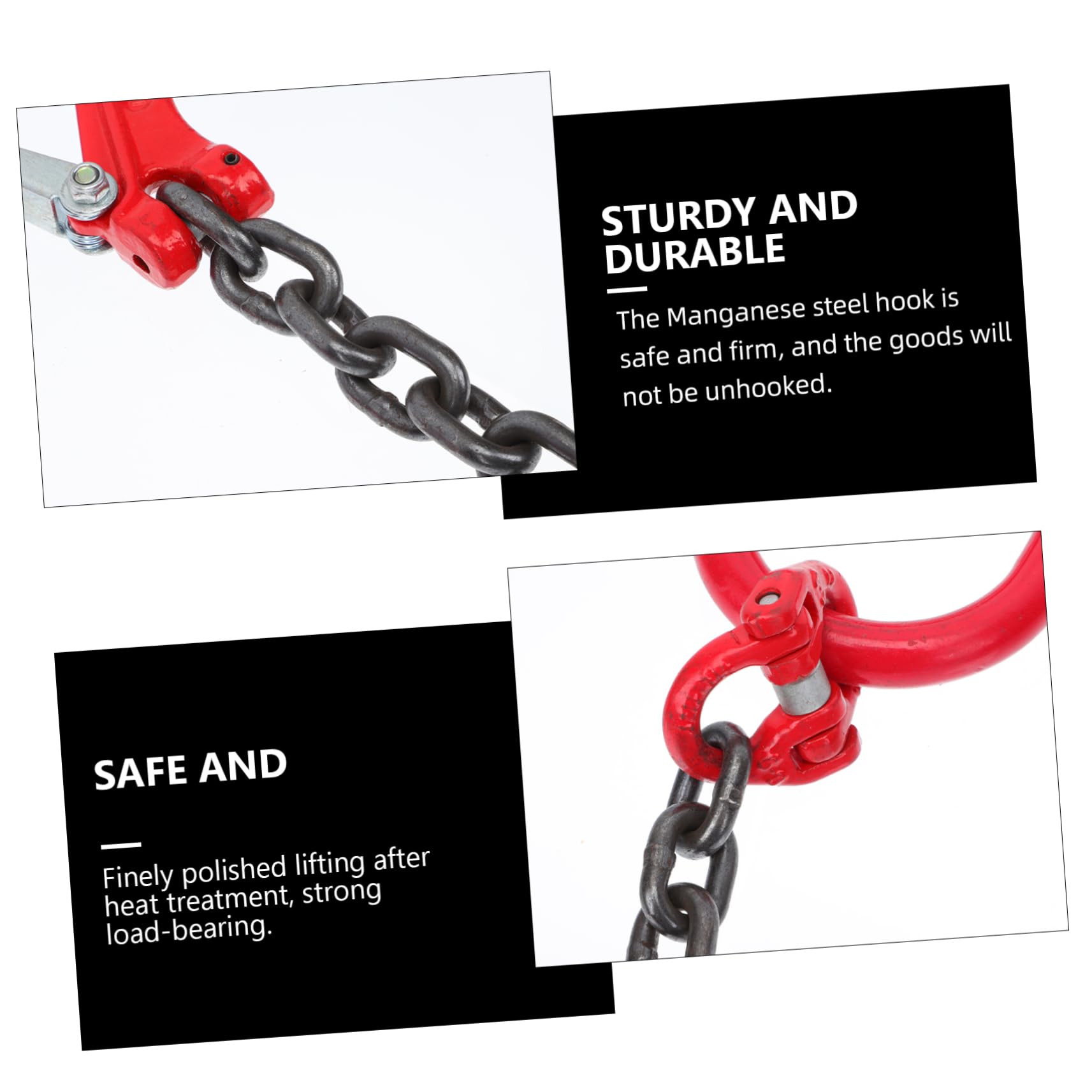 GANAZONO Heavy Duty Lifting Chain Sling - 1/4