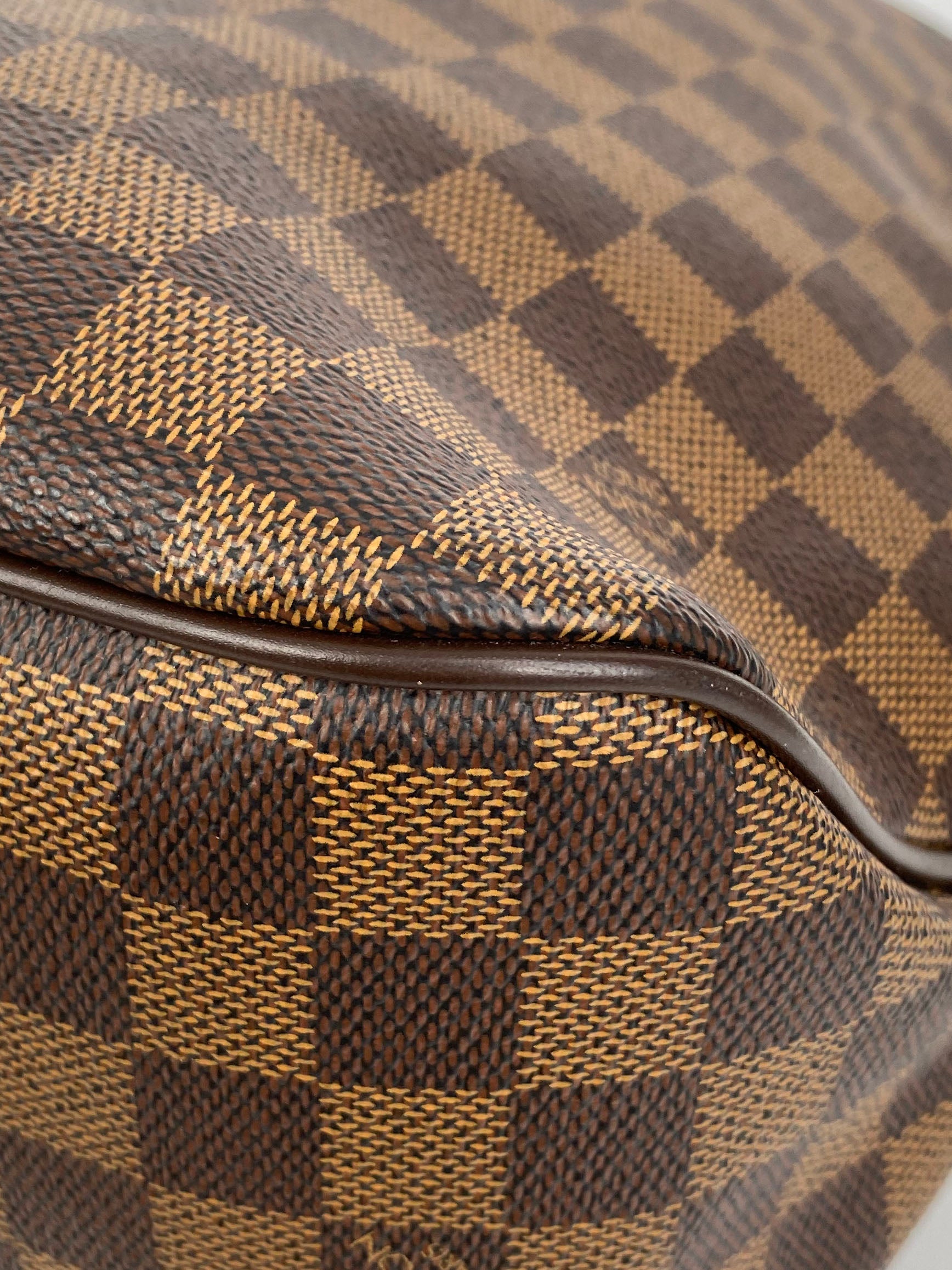 Authentic Louis Vuitton Damier Ebene Delightful MM Shoulder Bag - Luxury Leather Handbag for Women | Perfect for Work, Travel & Everyday Use