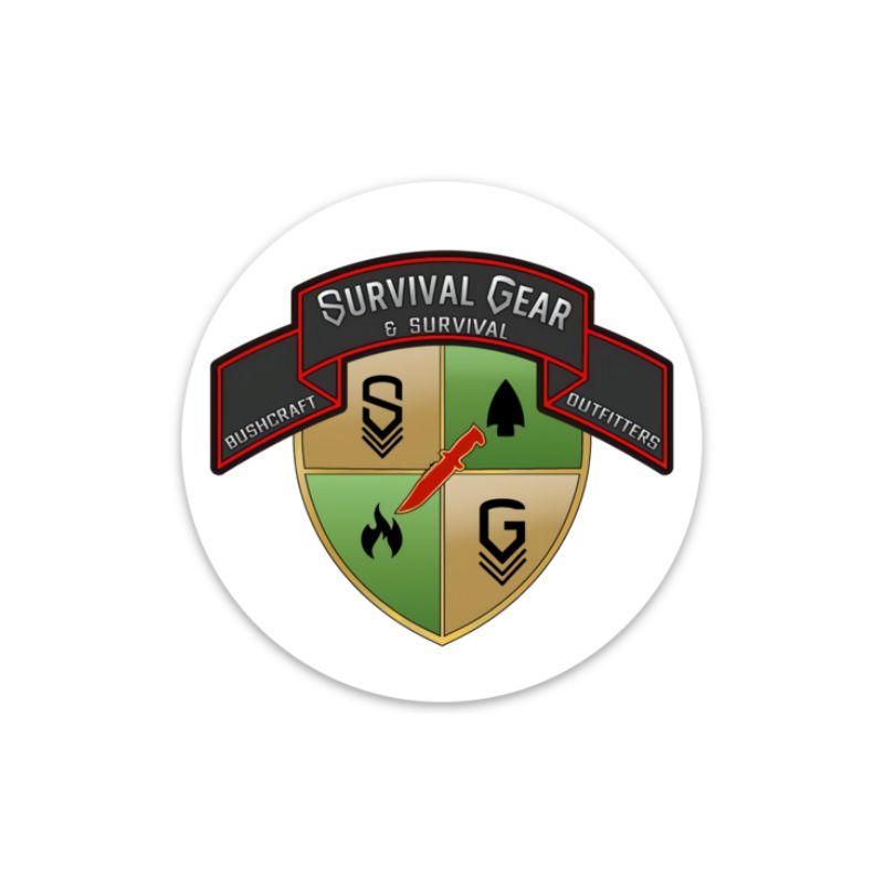 Premium Survival Gear BSO Sticker - Waterproof & Durable Outdoor Adventure Decal for Camping, Hiking, Emergency Kits & Survival Equipment