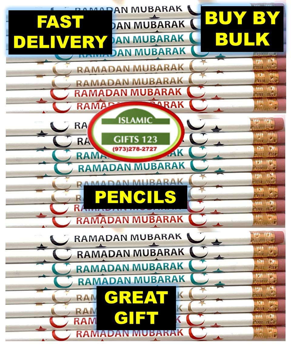 Ramadan Pencils 24 Pack - Eid Gifts for Kids & Party Favors