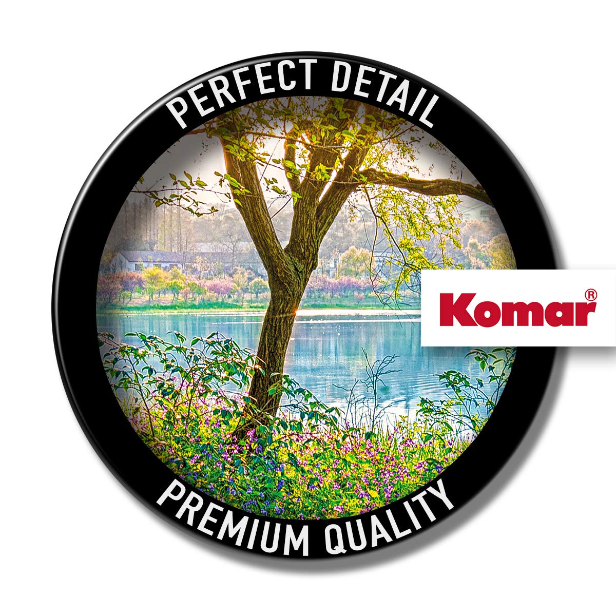 Komar 8-524 Spring Lake Wall Mural - Stunning Nature Landscape Wallpaper for Home & Office Decor | Perfect for Living Rooms, Bedrooms, and Commercial Spaces