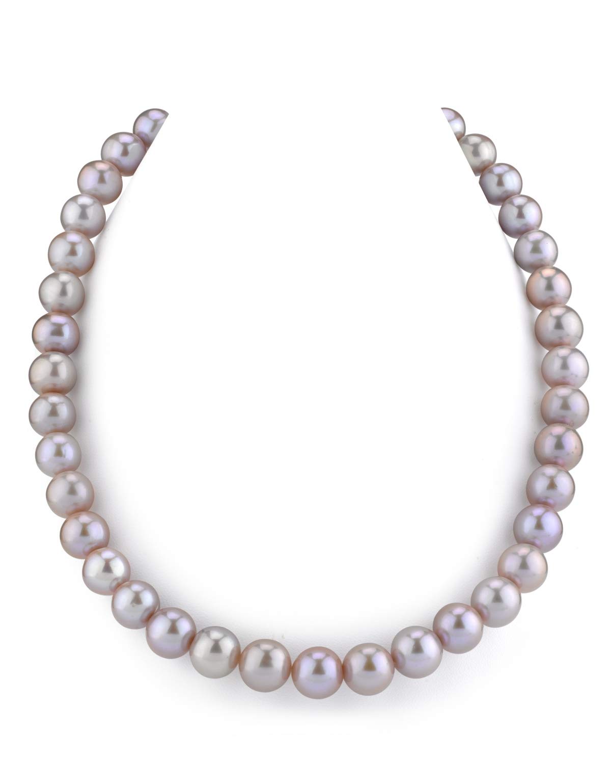 14K Gold 10-11mm AAAA Pink Freshwater Pearl Necklace for Women - Elegant Princess Length for Weddings & Parties