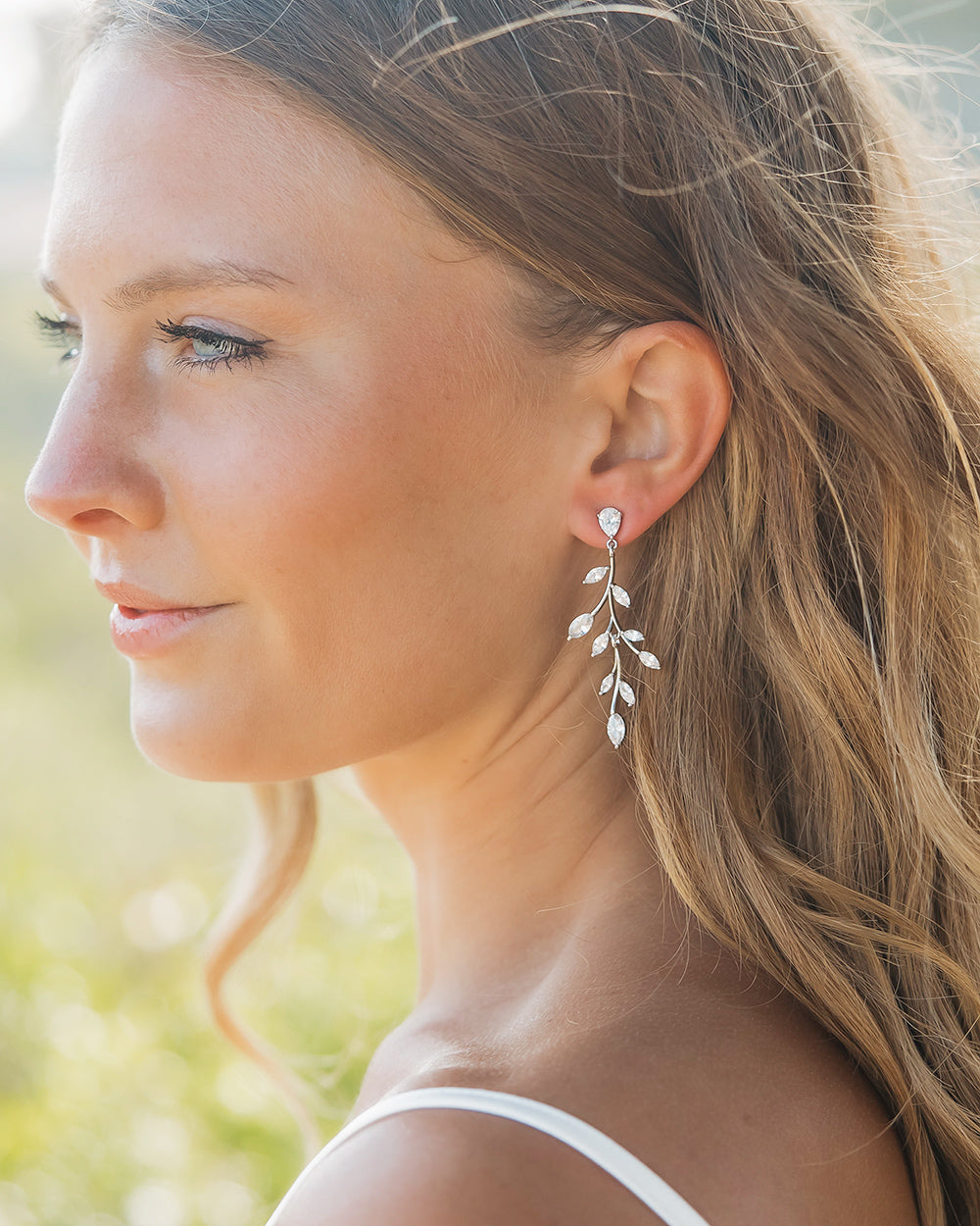 Viola CZ Stud Earrings for Women - Sparkling Cubic Zirconia Earrings for Everyday Wear & Special Occasions