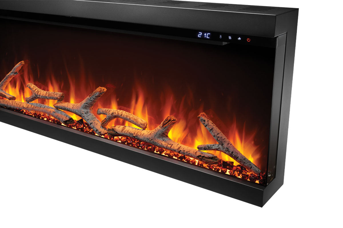 Napoleon Astound 50 FlexMount Smart Multi-Side Wall Mount Recessed Electric Fireplace - Perfect for Living Room, Bedroom & Office Heating & Decor