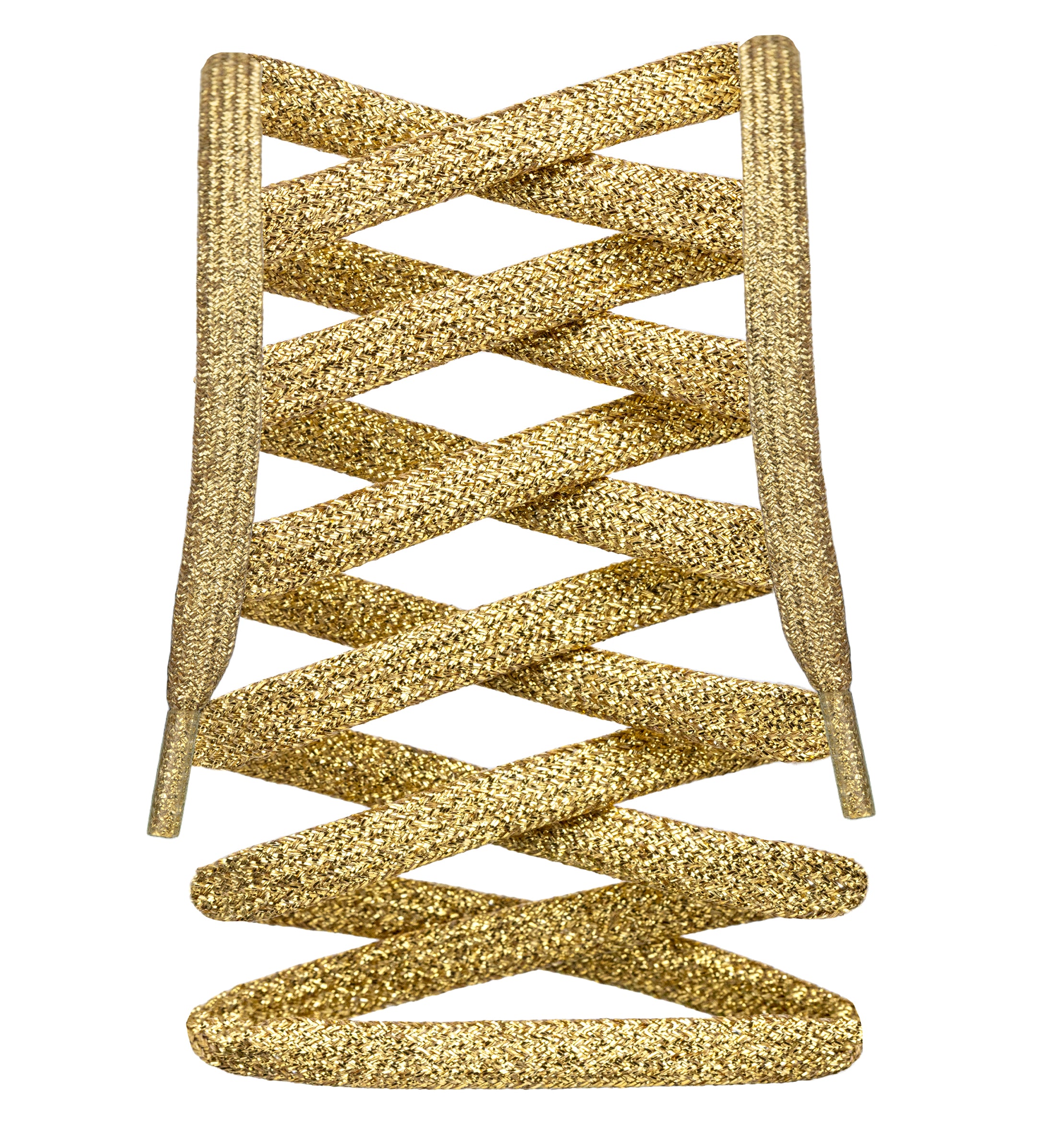 Premium Flat Metallic Shoelaces for Sneakers & Dress Shoes - Durable & Stylish Laces for Men & Women - Perfect for Casual, Athletic & Formal Wear