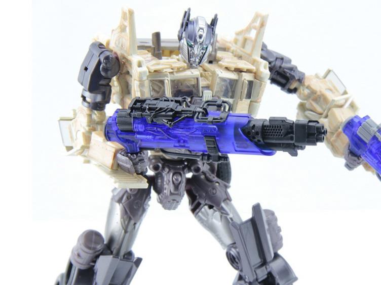 Dr. Wu DW M04B Blaster - Translucent Blue & Black Nerf Style Toy Gun for Outdoor Games, Target Practice & Cosplay Fun