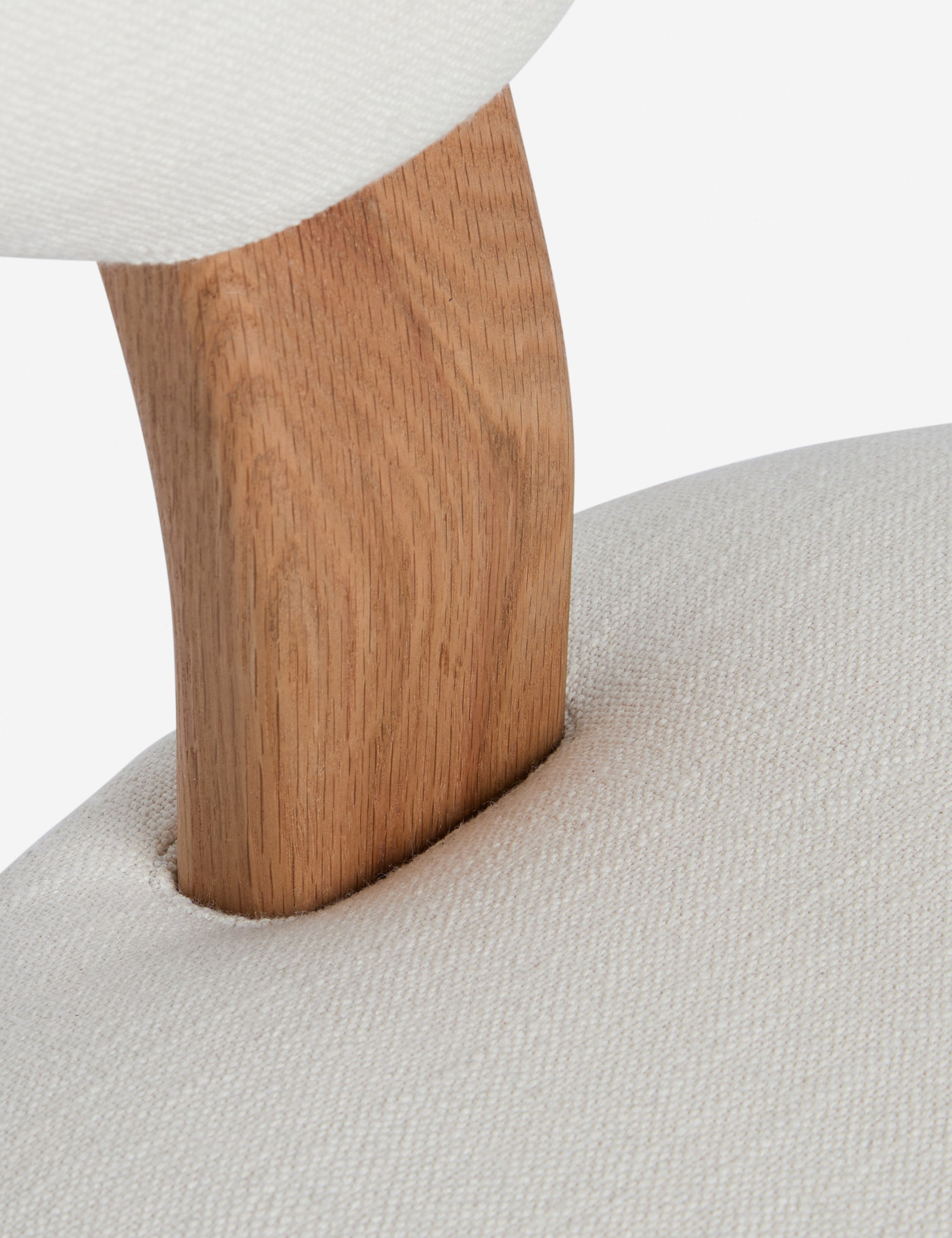 Aimee Song Fontaine Dining Chair - Modern Wooden Dining Room Chair with Upholstered Seat - Perfect for Kitchen, Dining Room, and Home Office Use