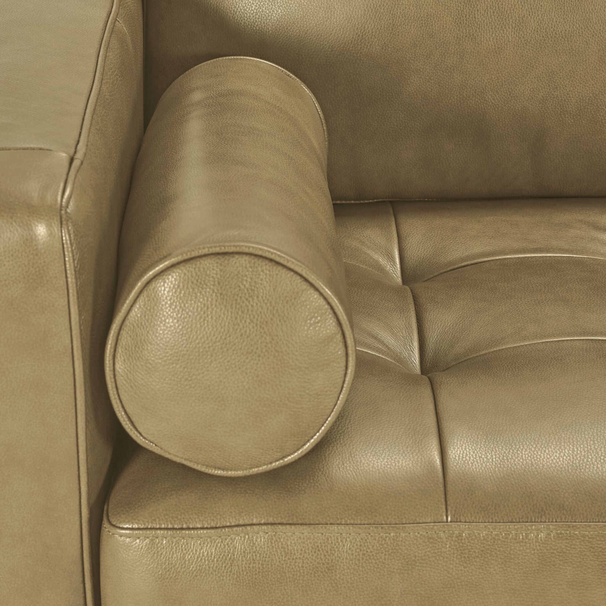 Luxury Bari Leather Sofa in Elegant Stone Color - Perfect for Living Room, Office, and Lounge Areas